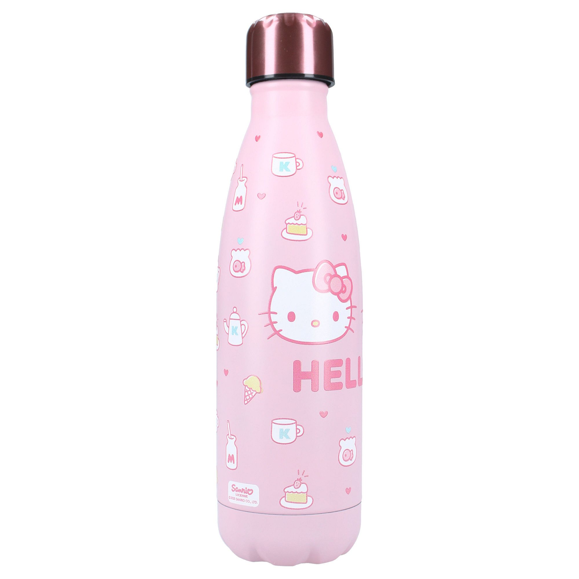 Hello Kitty Trinkflasche 700ml Edelstahl Trinkflasche – Wasserflasche für Schule & Freizeit