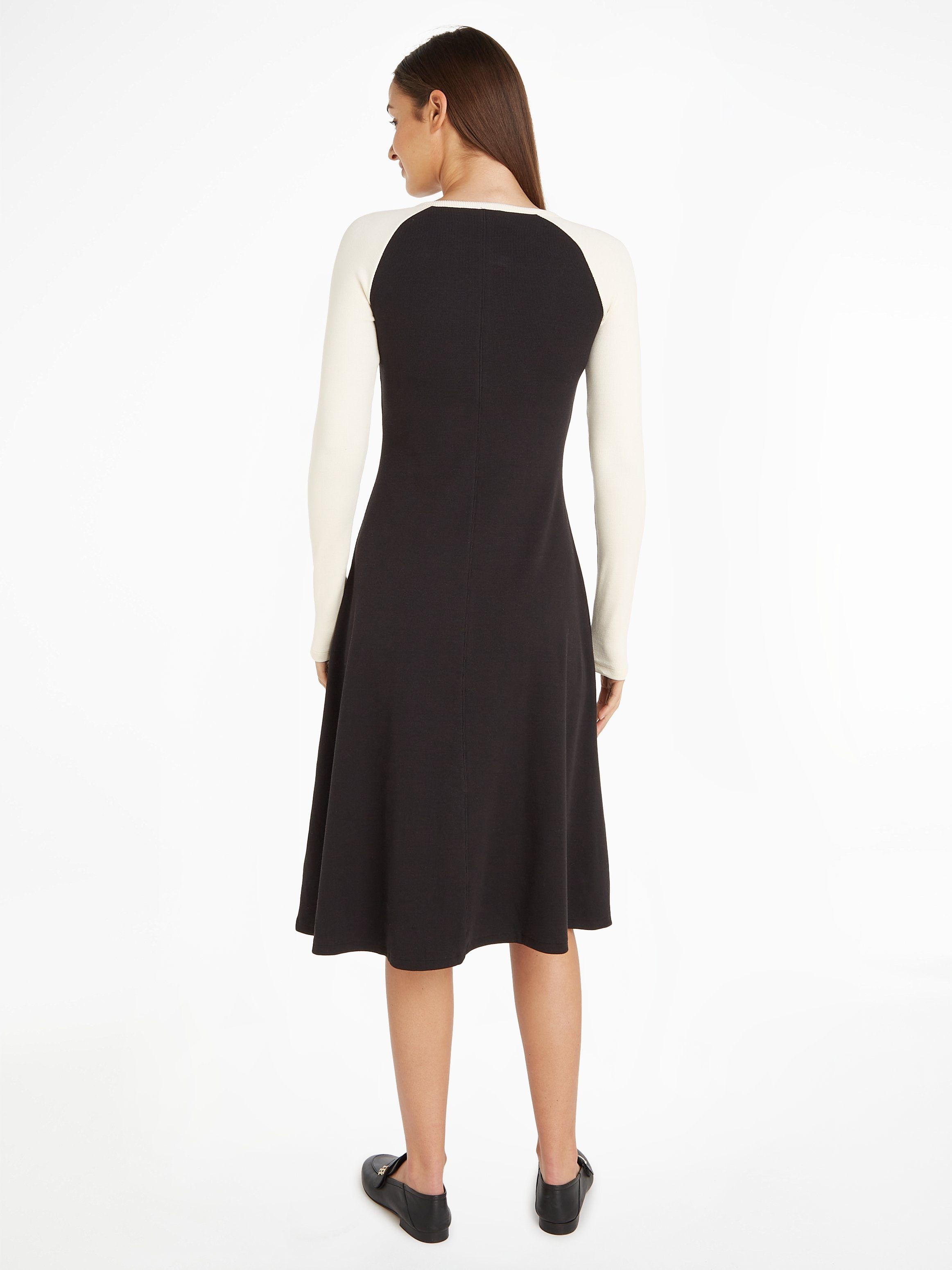 Tommy Hilfiger Blusenkleid MINI RIB MONOTYPE günstig online kaufen