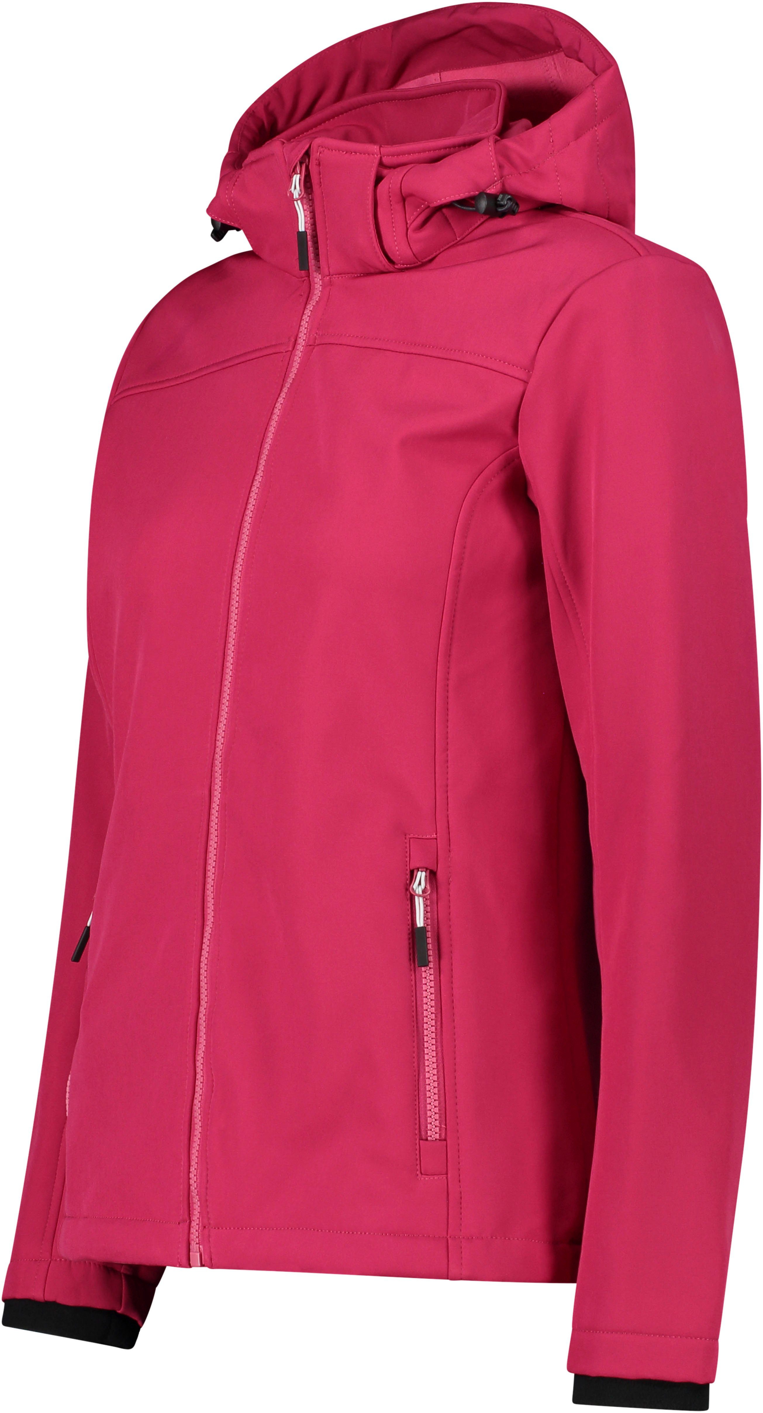 & Softshelljacke Wärmend Atmungsaktiv & magenta CMP trocknend Schnell