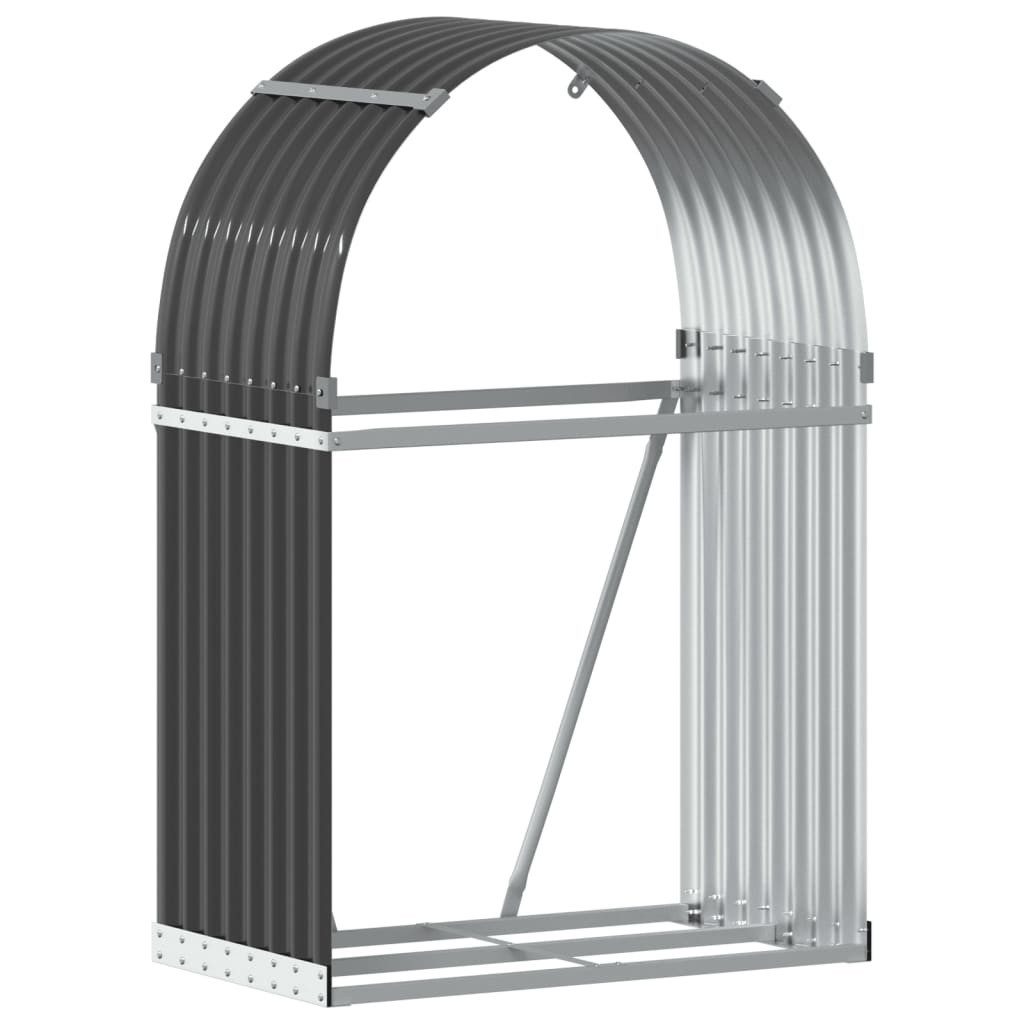 vidaXL Kaminholzregal Kaminholzunterstand Anthrazit 80x45x120 cm günstig online kaufen