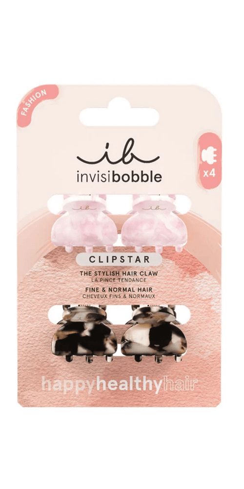 invisibobble Haarklammer Invisibobble Clipstar Petit Four 4st