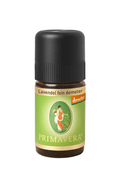 Primavera Life GmbH Duftöl LAVENDEL FEIN demeter ätherisches Öl, 5 ml