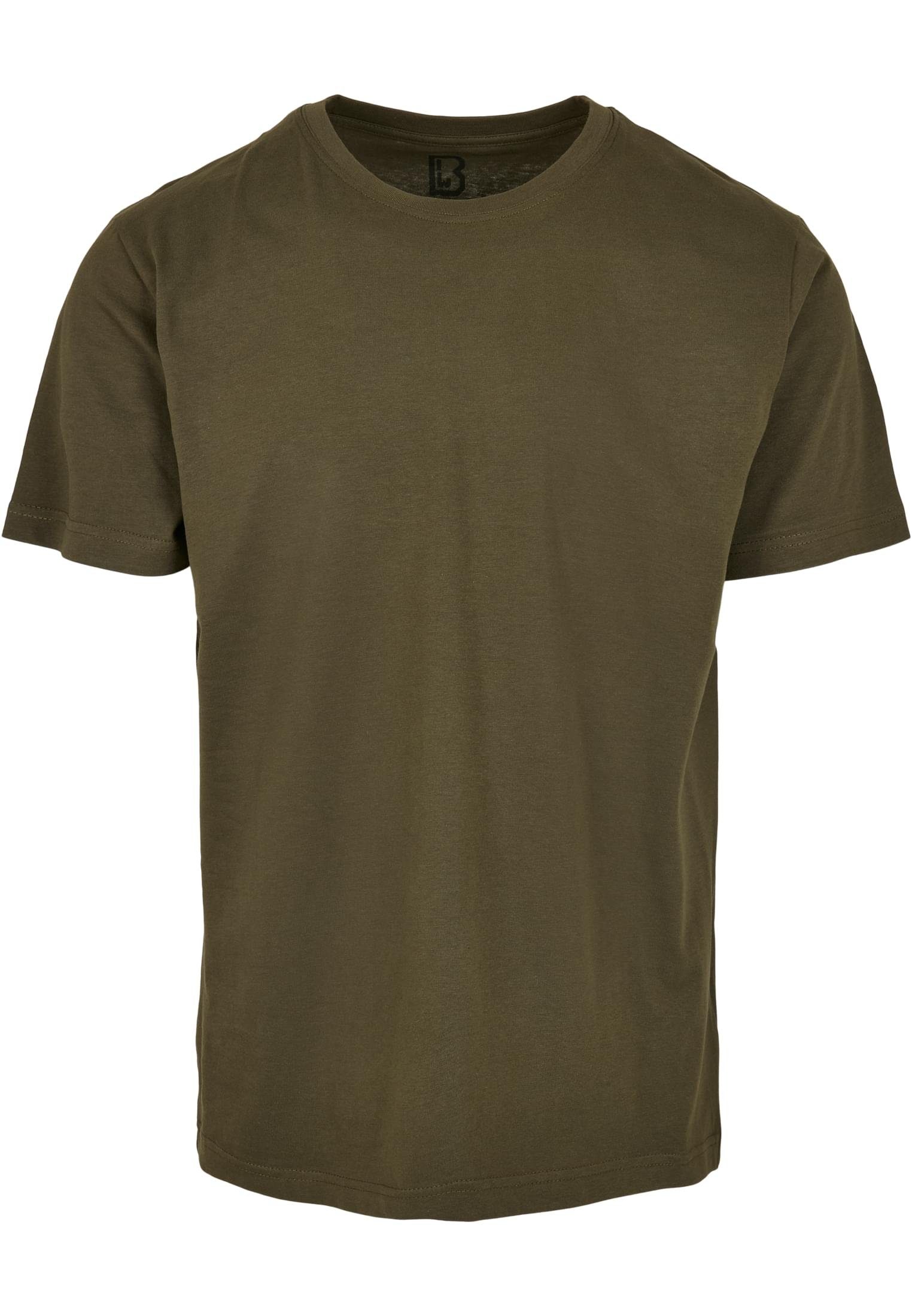 Brandit Kurzarmshirt Herren Brandit Premium olive Shirt (1-tlg)