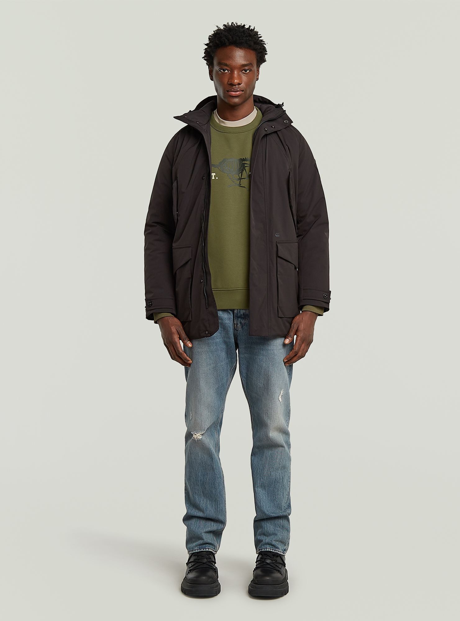G-STAR Parka Multipocket Padded Parka