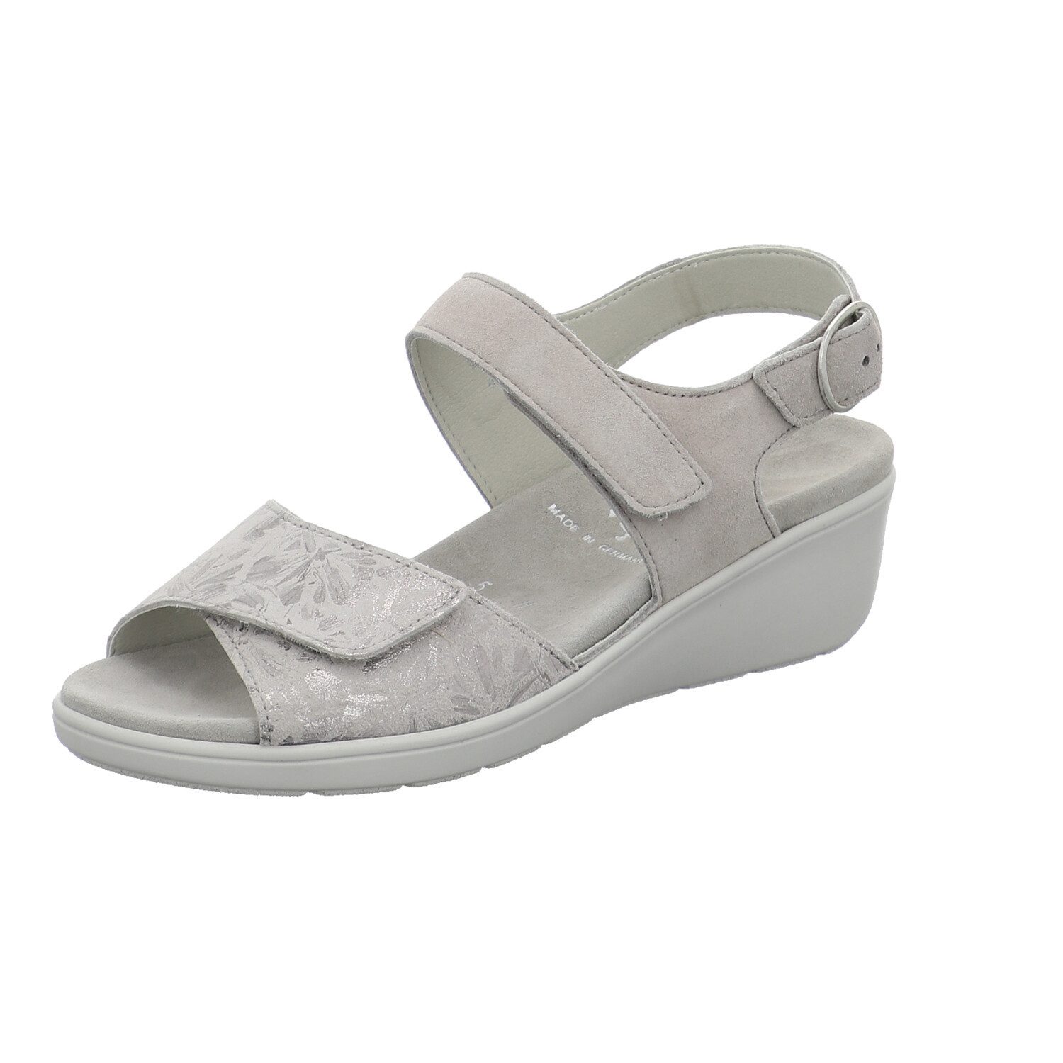 FLOWER-PRINT/S-CHEV. Sandalette