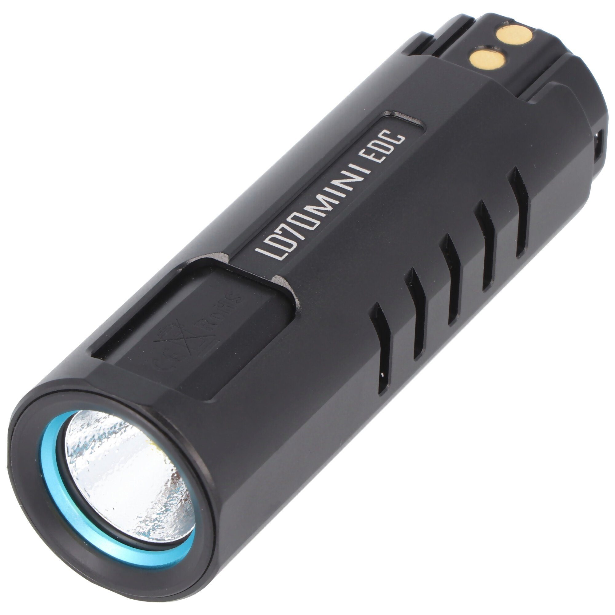 LED Taschenlampe Imalent LD70 Mini EDC LED-Taschenlampe schwarz mit 4000 Lumen, Leucht