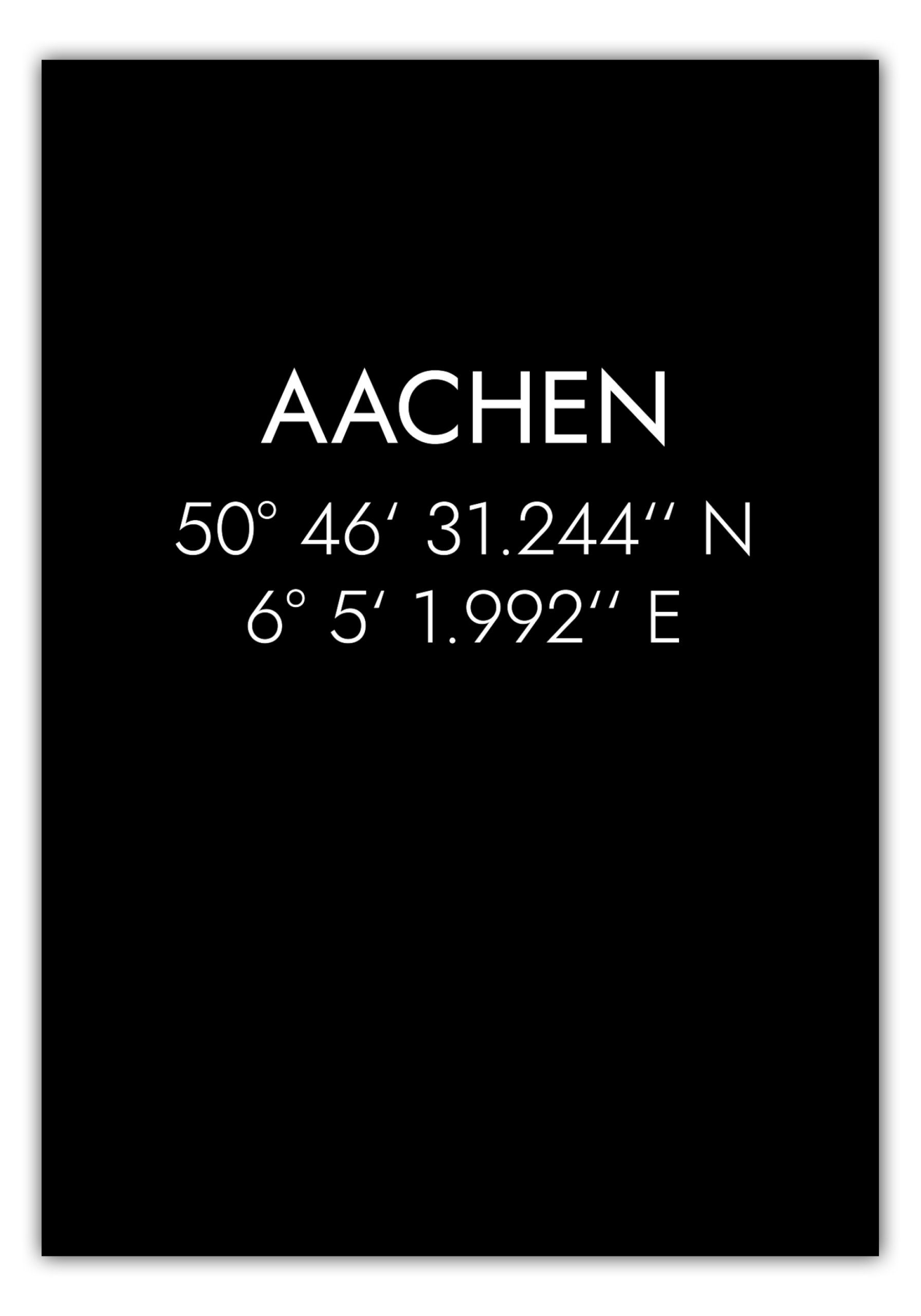 MOTIVISSO Poster Aachen Koordinaten #1