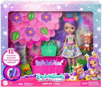Enchantimals Minipuppe Enchantimals Baby Best Friends, Danessa Deer & Sprint Figur