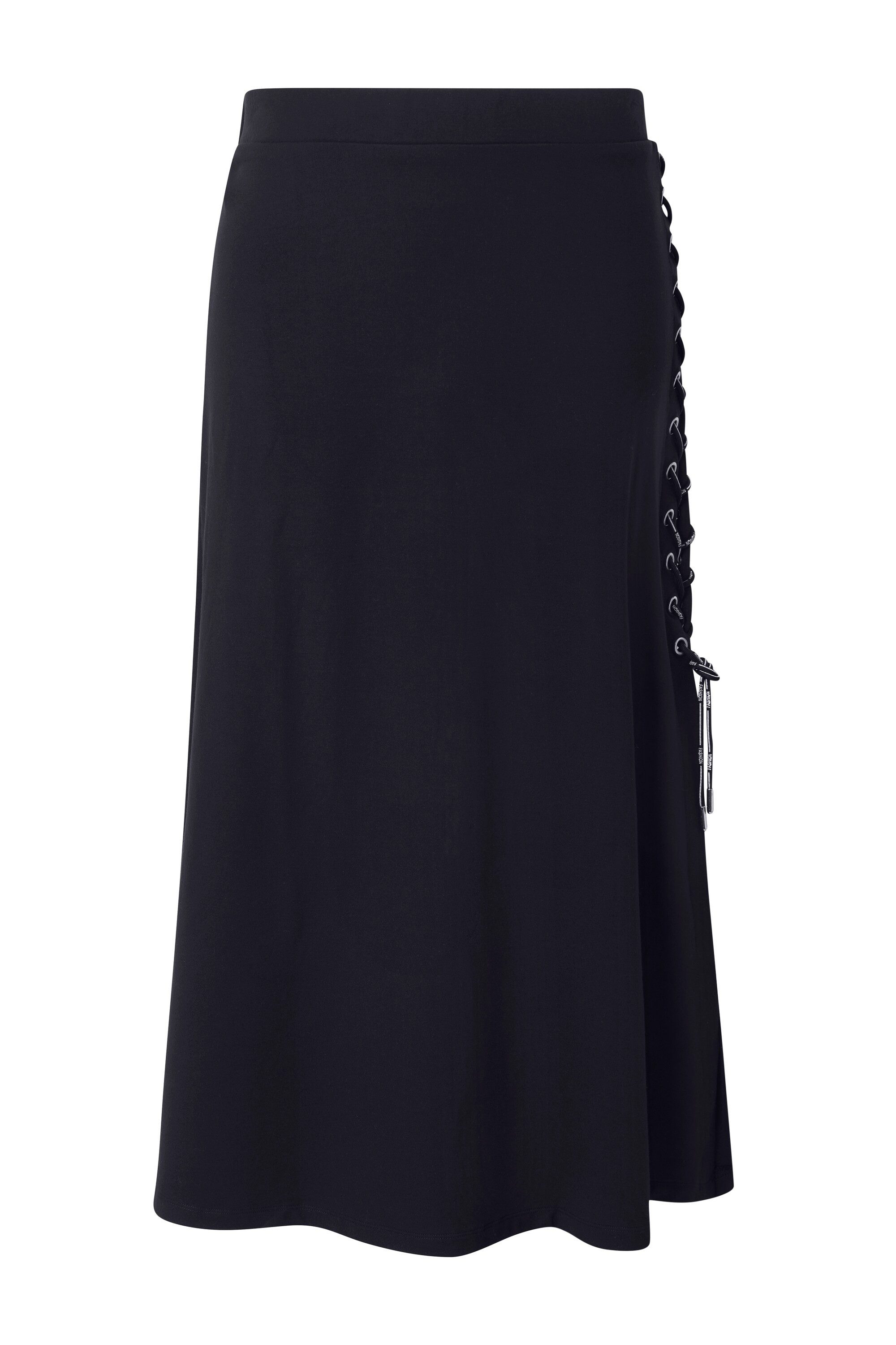 Angel of Style Jerseyrock Maxi-Jerseyrock A-Linie Schlitz mit Schnürung günstig online kaufen