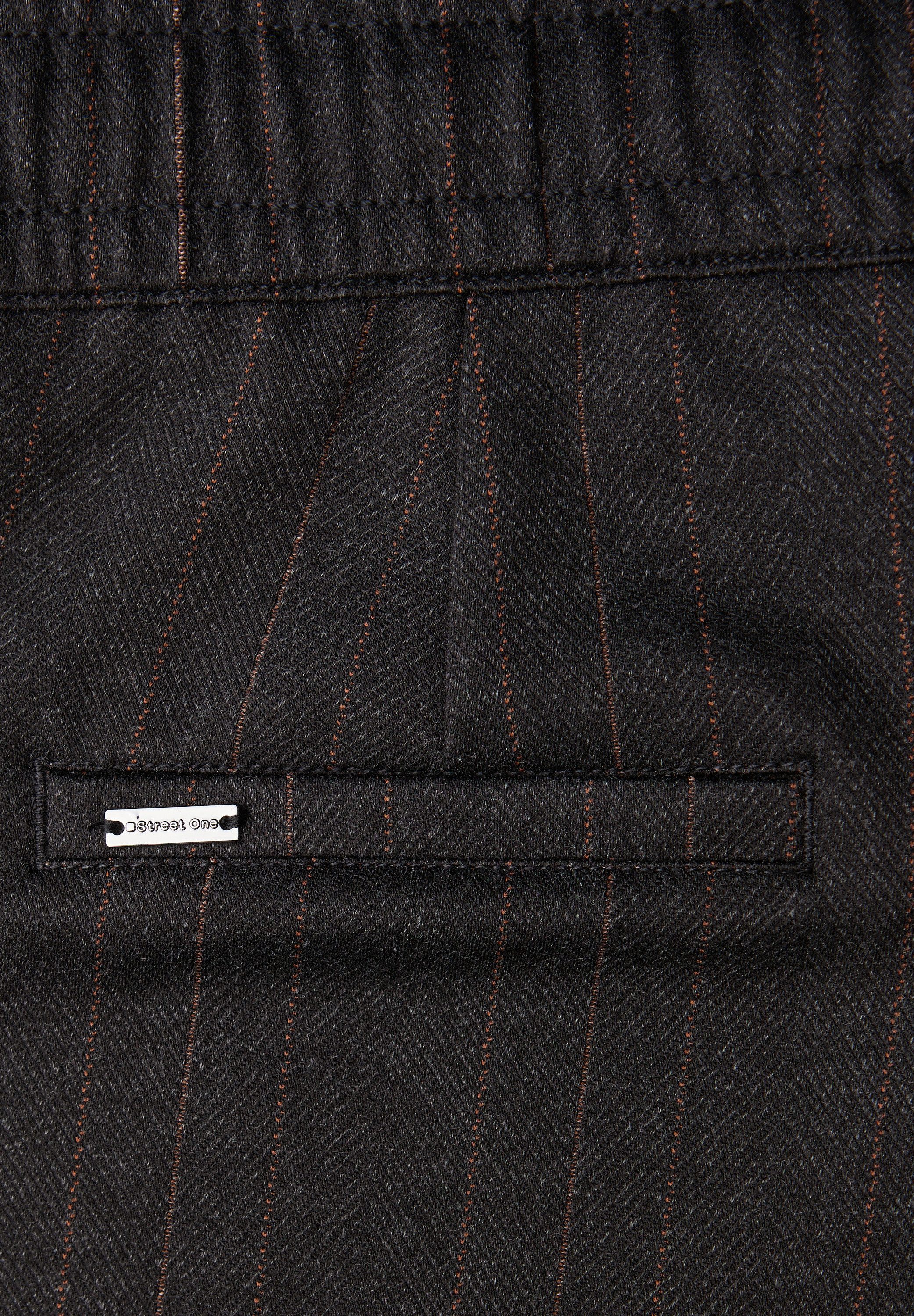 STREET ONE Stoffhose High Waist