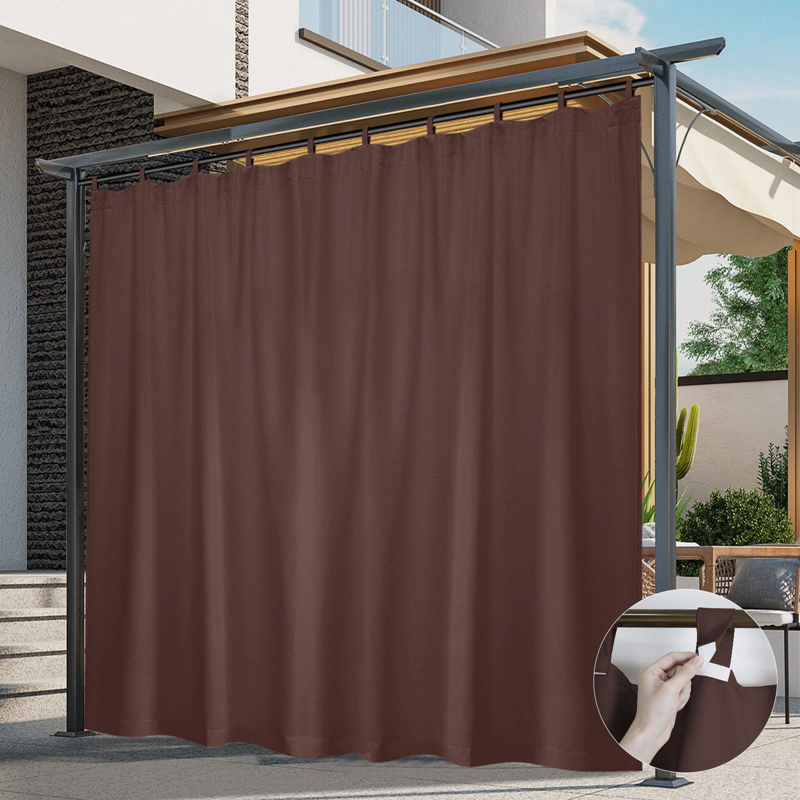 Jibenhome Gardine Vorhang Outdoor Gardinen mit günstig online kaufen