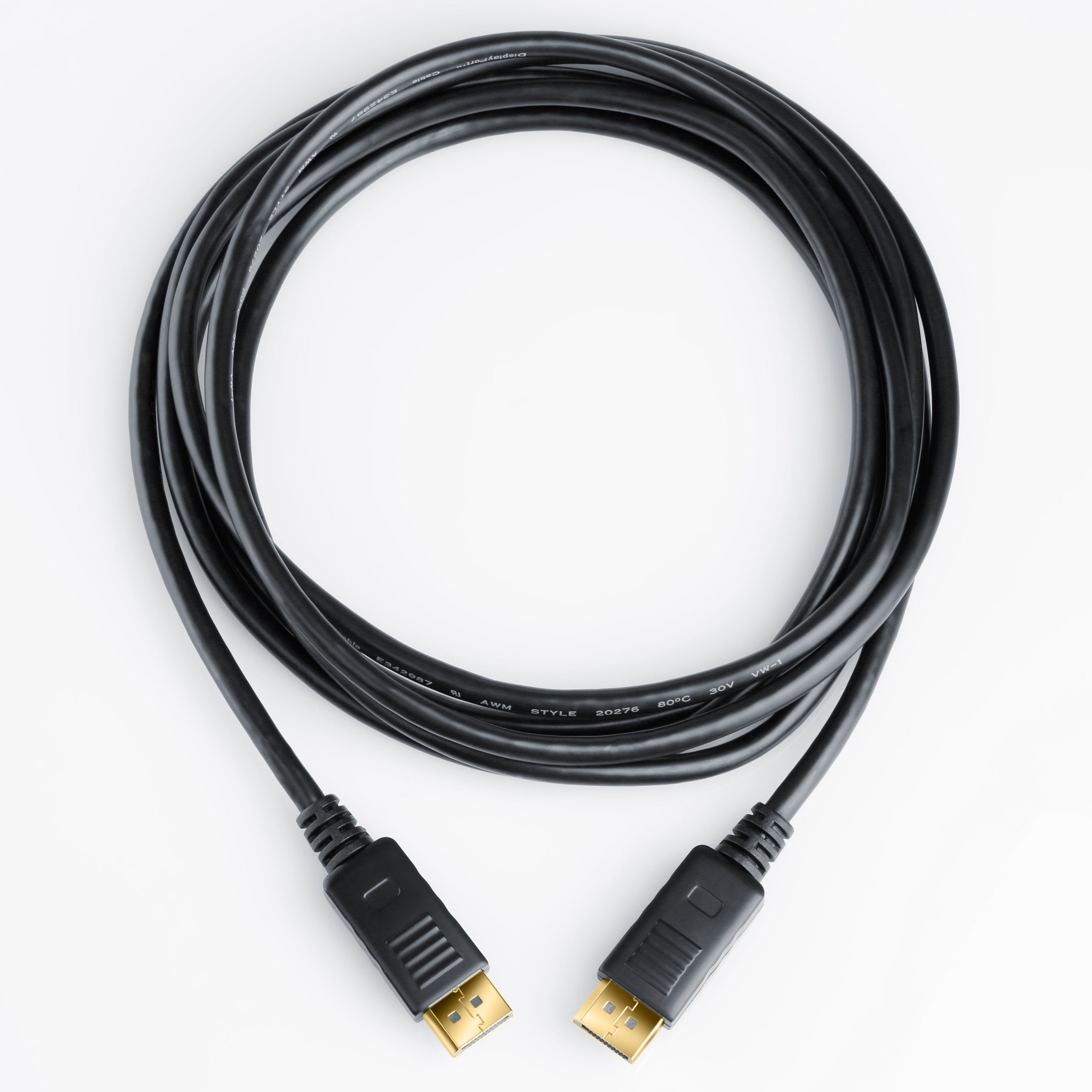 CSL Audio- & Video-Kabel, DP 1.2, DisplayPort (100 cm), Monitorkabel, Auflösung bis 3840x2160 (UHD) bei 60 Hz - 1m