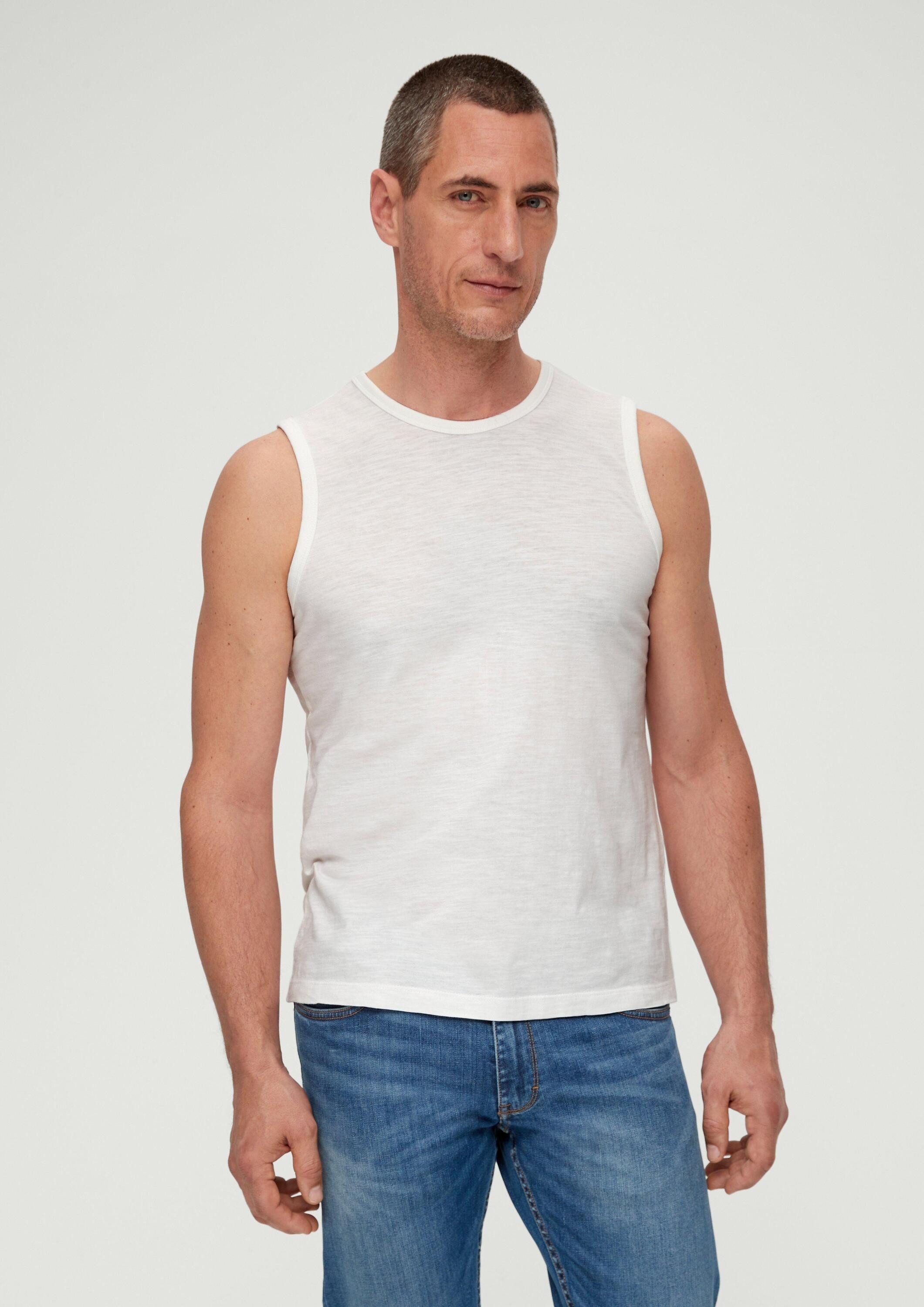 s.Oliver Muskelshirt T-Shirt Tanktop aus Baumwolle. Reduzierter Preis € 10,07. Unverbindliche Preisempfehlung € 15,99