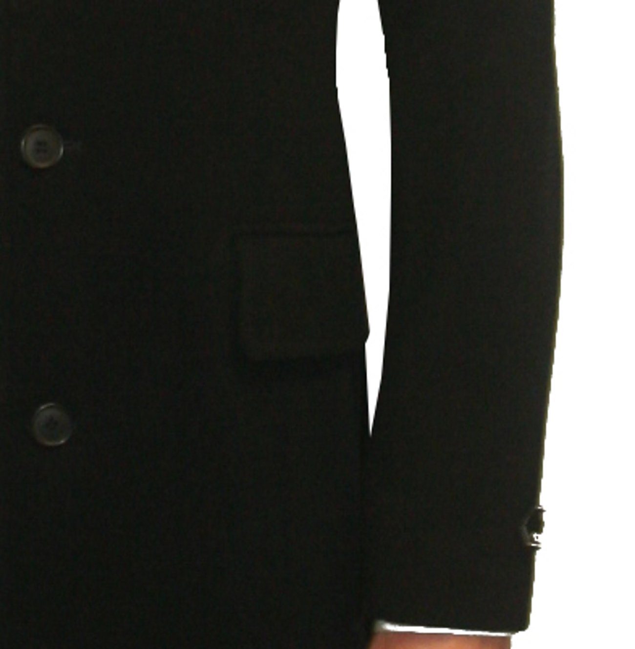 Freiherr von Falkenhausen Wollmantel Herren Business Mantel in schwarz Slim Fit schwarz,auch in Großen Größen erhältlich