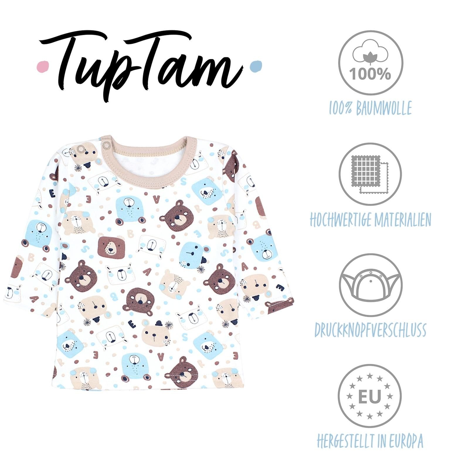 TupTam Langarmshirt TupTam Baby Jungen Langarmshirt Gestreift 5er Set
