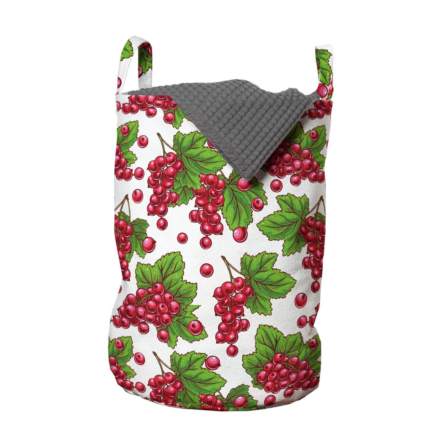 Wäschekorb Wäschesäckchen für Grape Fruit Waschsalons, Kordelzugverschluss mit Natur Ernte Abakuhaus Griffen