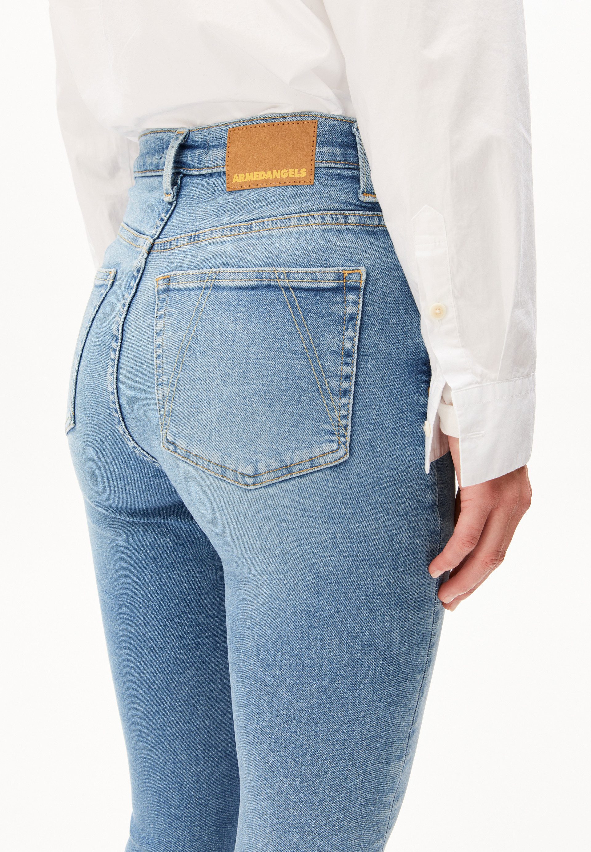 Armedangels Skinny-fit-Jeans INGAA (X-Stretch) High waist