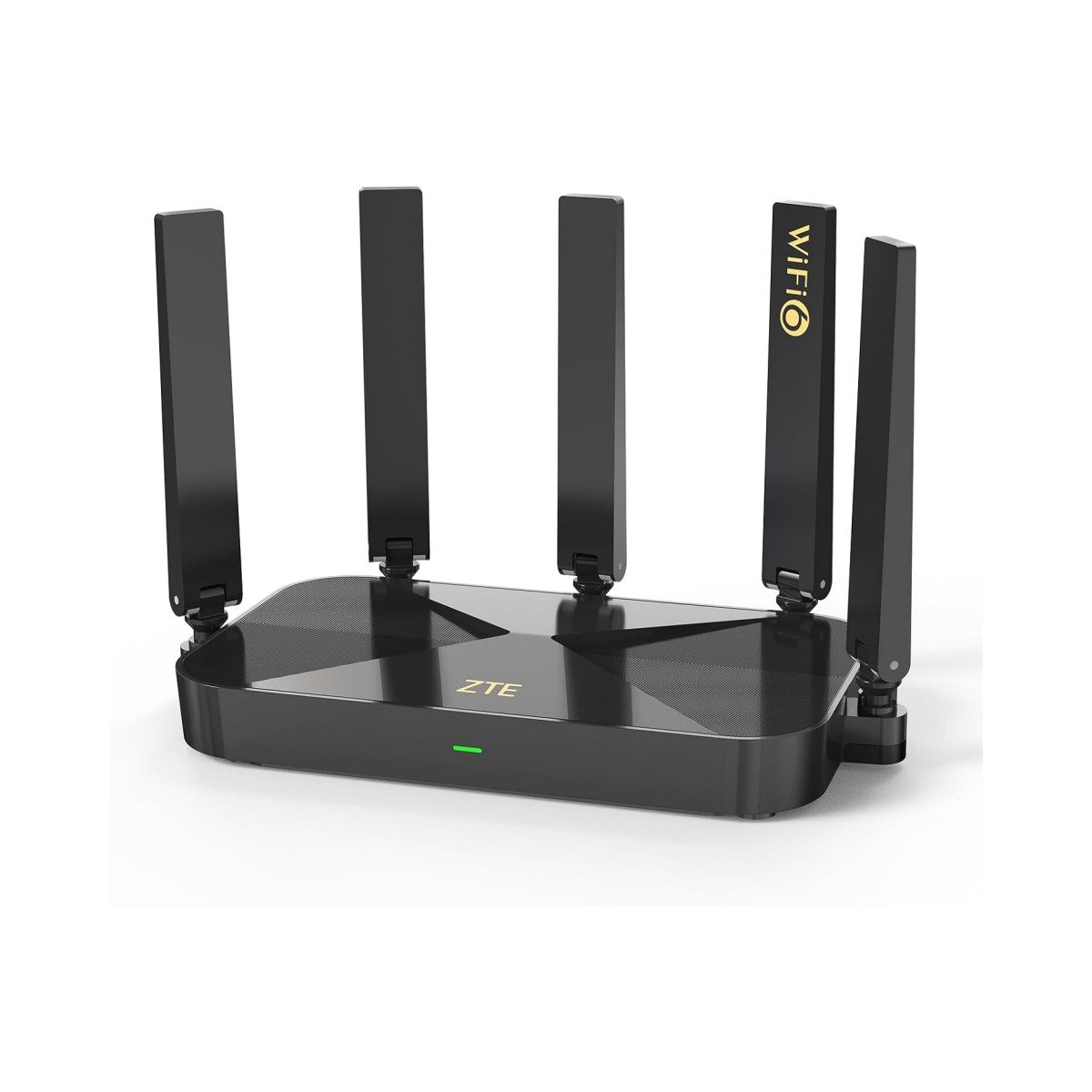 ZTE WiFi 6 AX3000 with EasyMesh, WLAN Repeater, Gigabit WLAN-Router, 4 Gigabit WAN/LAN ports, 3000 Mbps, WPA3, IPv6, Wi-fi 6, EasyMesh