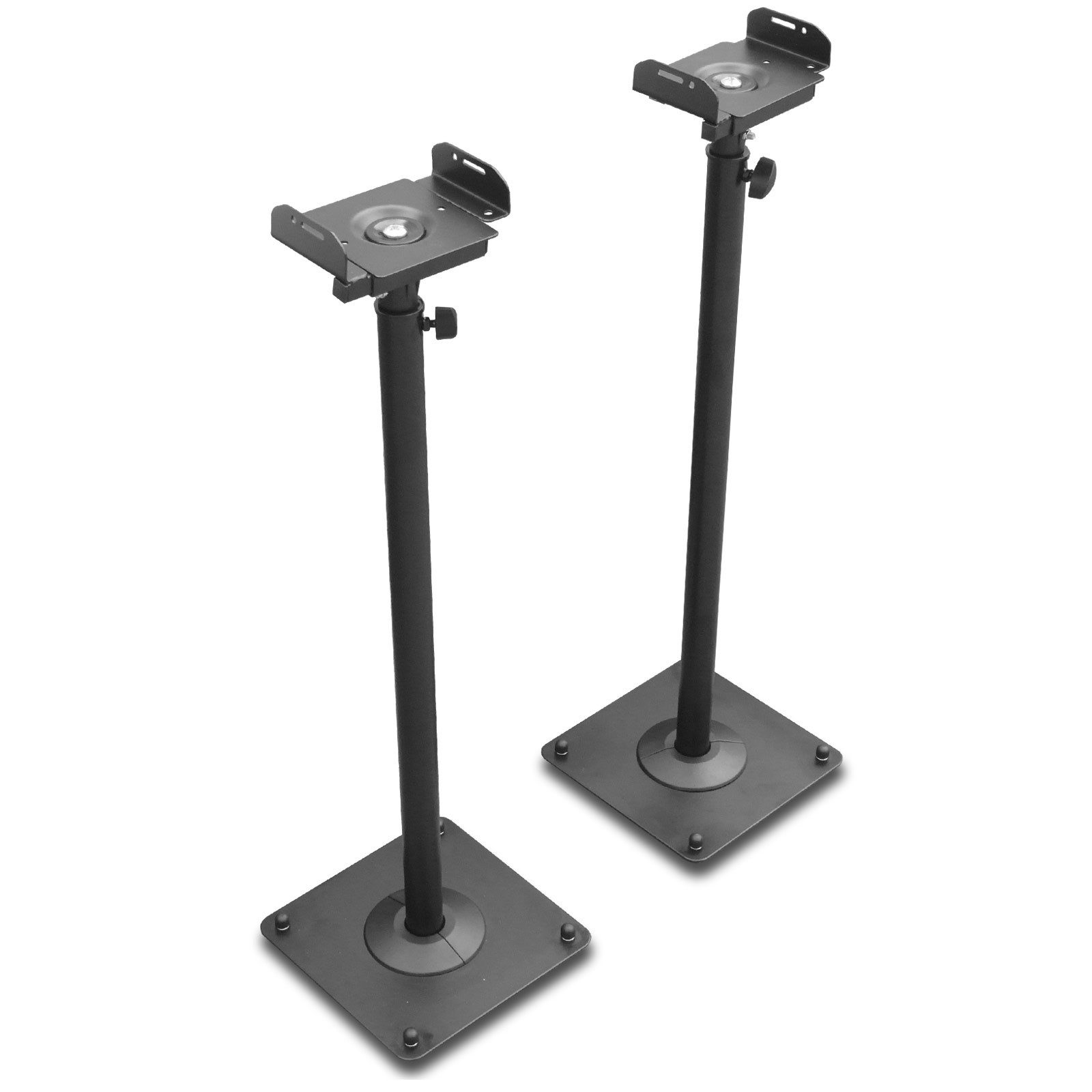 Drall Instruments TV-Ständer LS-1B, (2-tlg., Lautsprecher Stative Audio Monitore Boxen Ständer 66-118cm verstellbar)