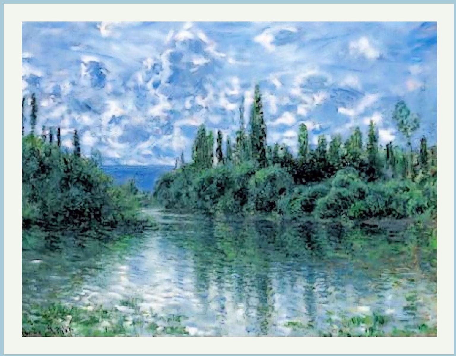 Home affaire Bild mit Rahmen »MONET / Arm der Seine bei Vetheuil«, (1 Stück)-Otto