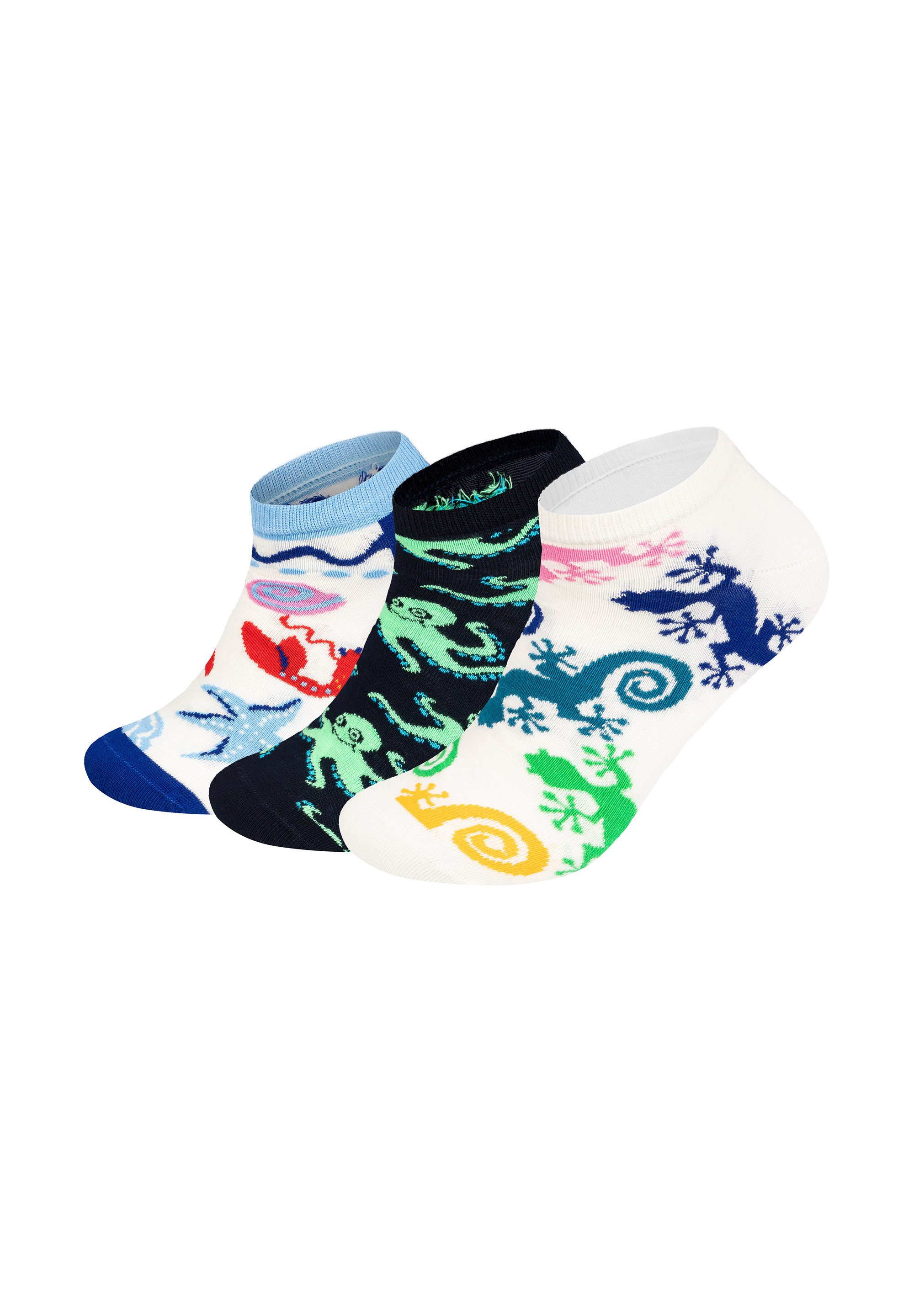 Happy Socks Sneakersocken Low Gecko-Seafood-Octopus Socks aus weicher Baumw günstig online kaufen