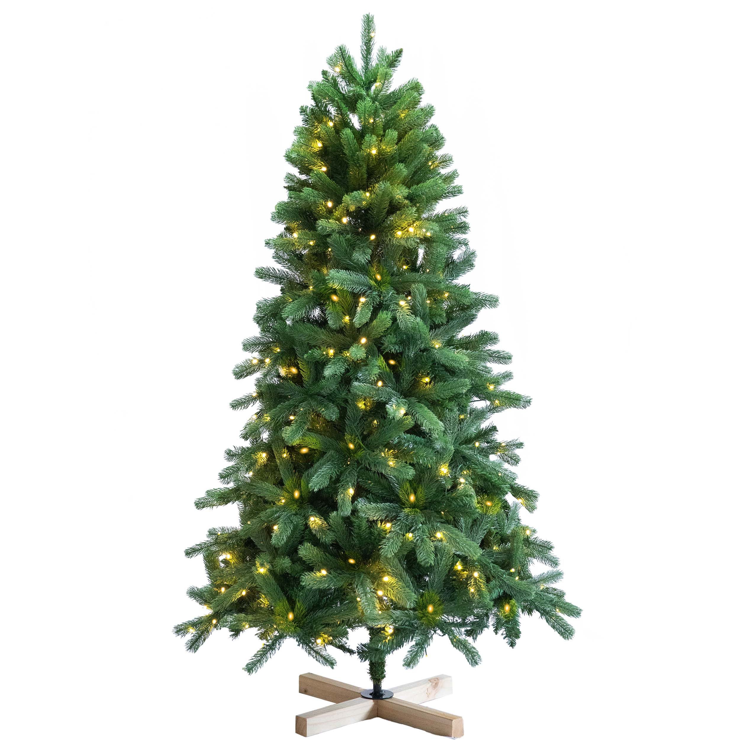 Sinaopus Künstlicher Weihnachtsbaum Tannenbaum mit beleuchtung, LED
