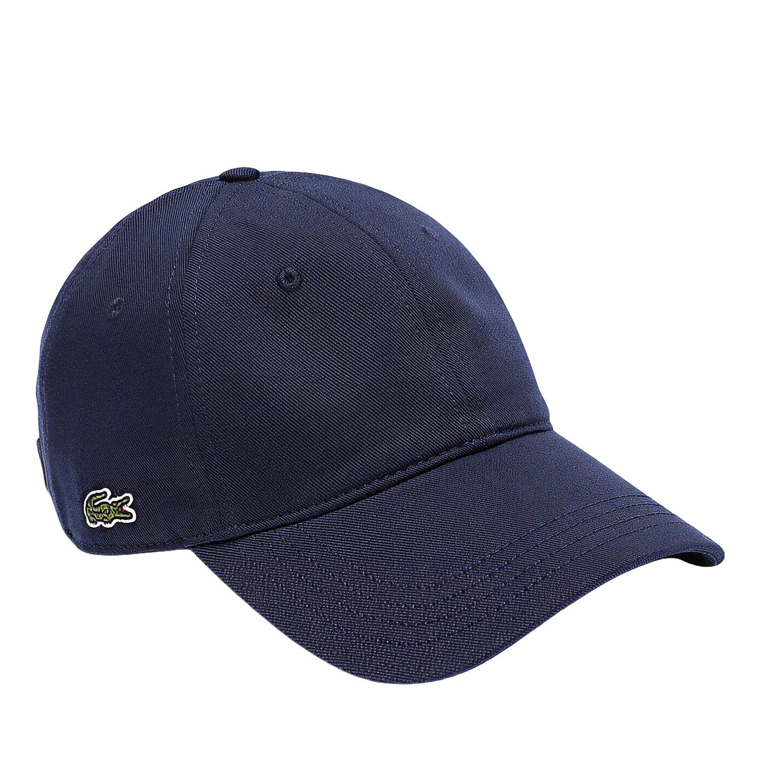 Lacoste Baseball Cap Unisex Basecap Baseballkappe Schirmmütze Crocodile Logo Croc seitlich