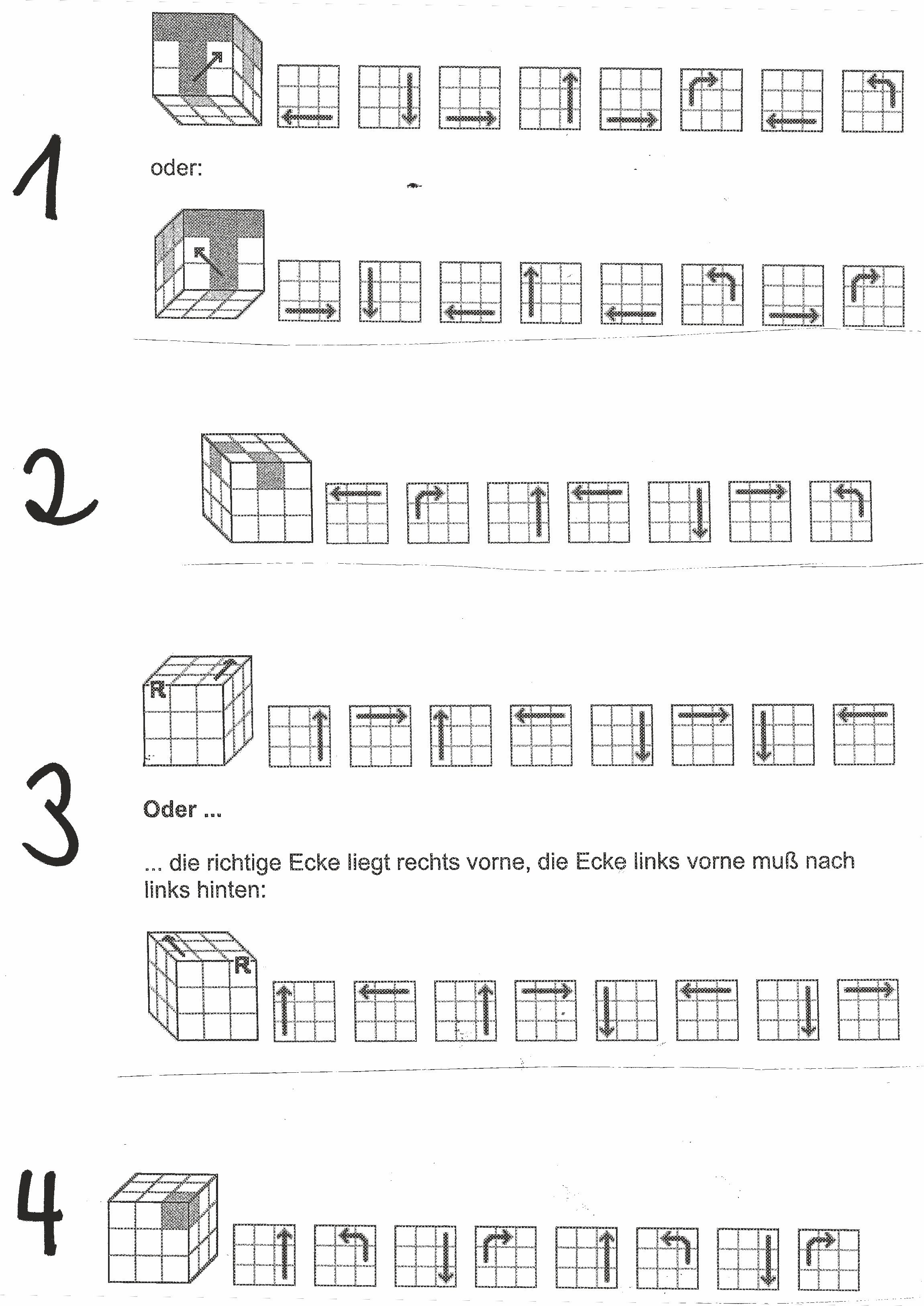 Rubik´s 3D-Puzzle Original Rubik´s Cube 3 x 3 der einzig wahre Rubiks Zauber Würfel, Puzzleteile