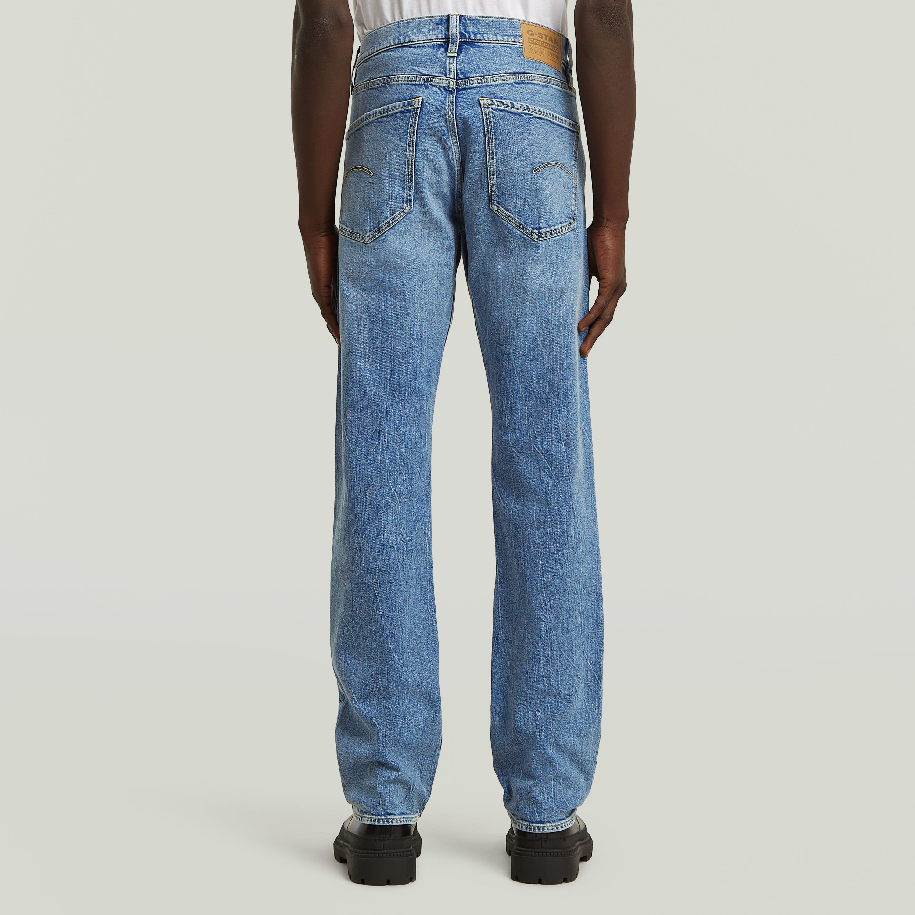G-STAR Straight-Jeans Mosa Straight mit hellen Nähten – Bild 2 von 5
