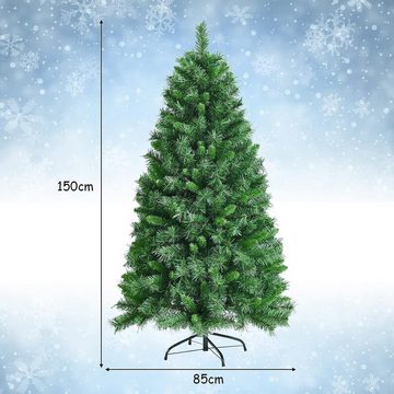 KOMFOTTEU Künstlicher Weihnachtsbaum Christbaum, 150cm
