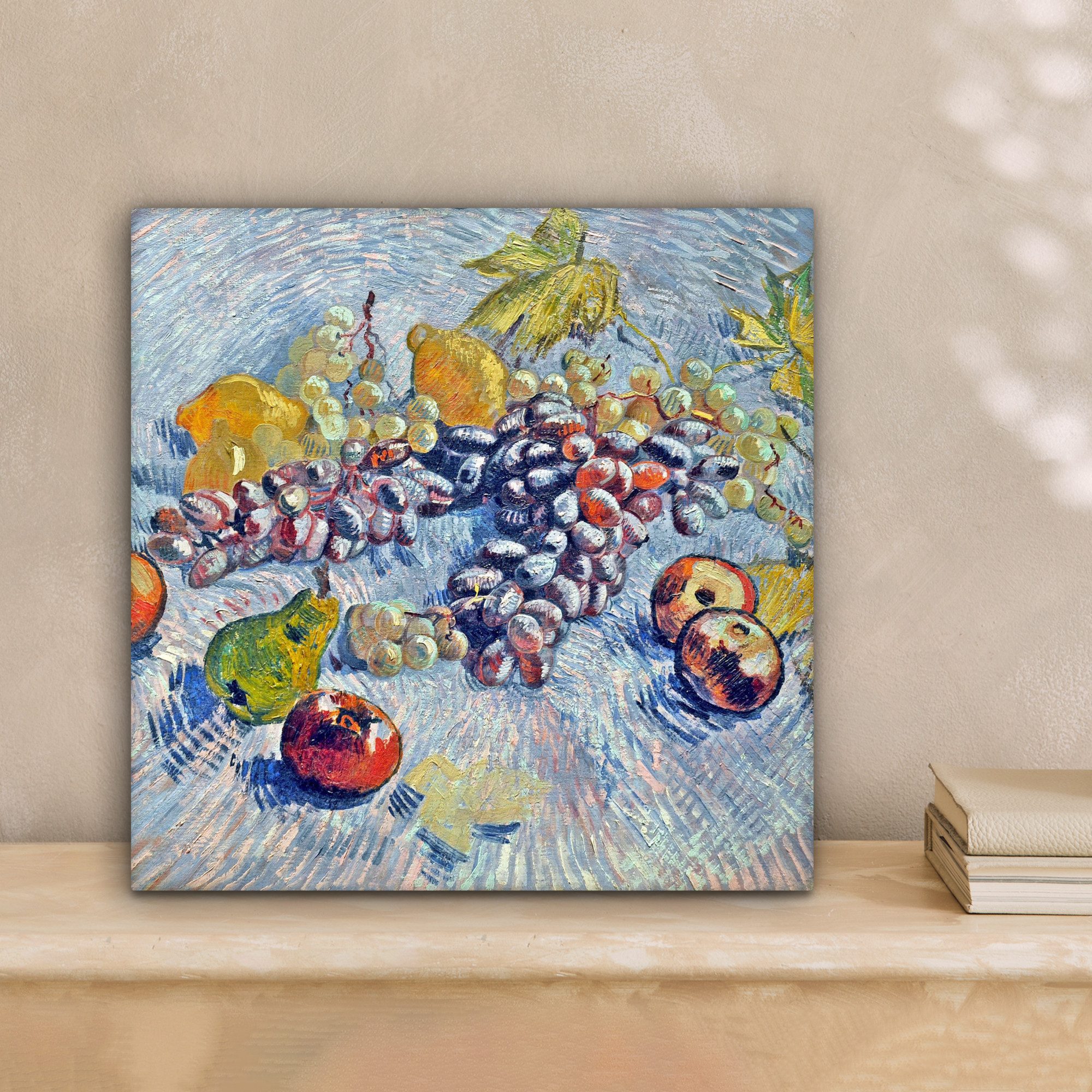 OneMillionCanvasses® Leinwandbild Weintrauben, Zitronen, Birnen und günstig online kaufen