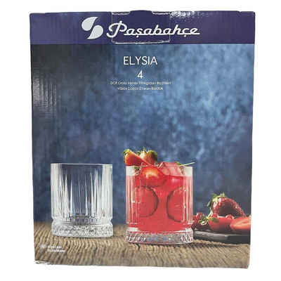 Pasabahce Glas »Elysia Trinkgläser Whisky Glas 355ml 4 stück 52000«, Glas