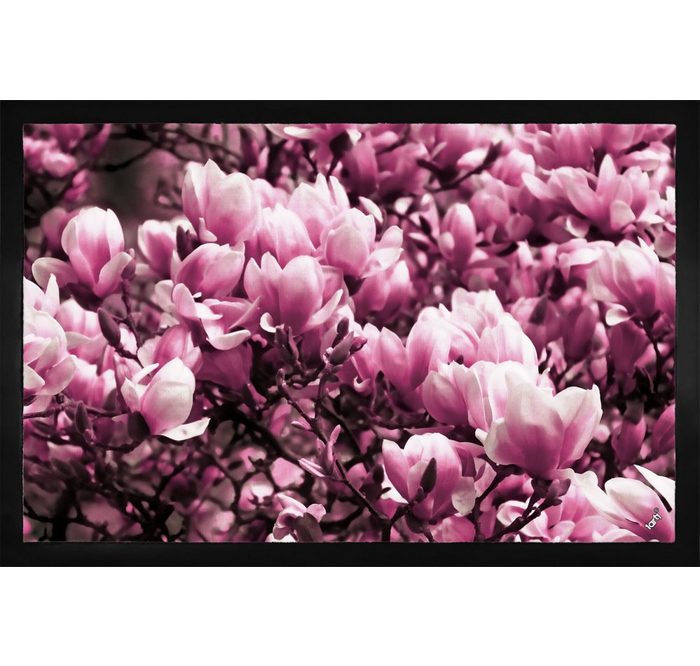 Fußmatte Blumen - Blühende Magnolien 1art1 Höhe: 5 mm