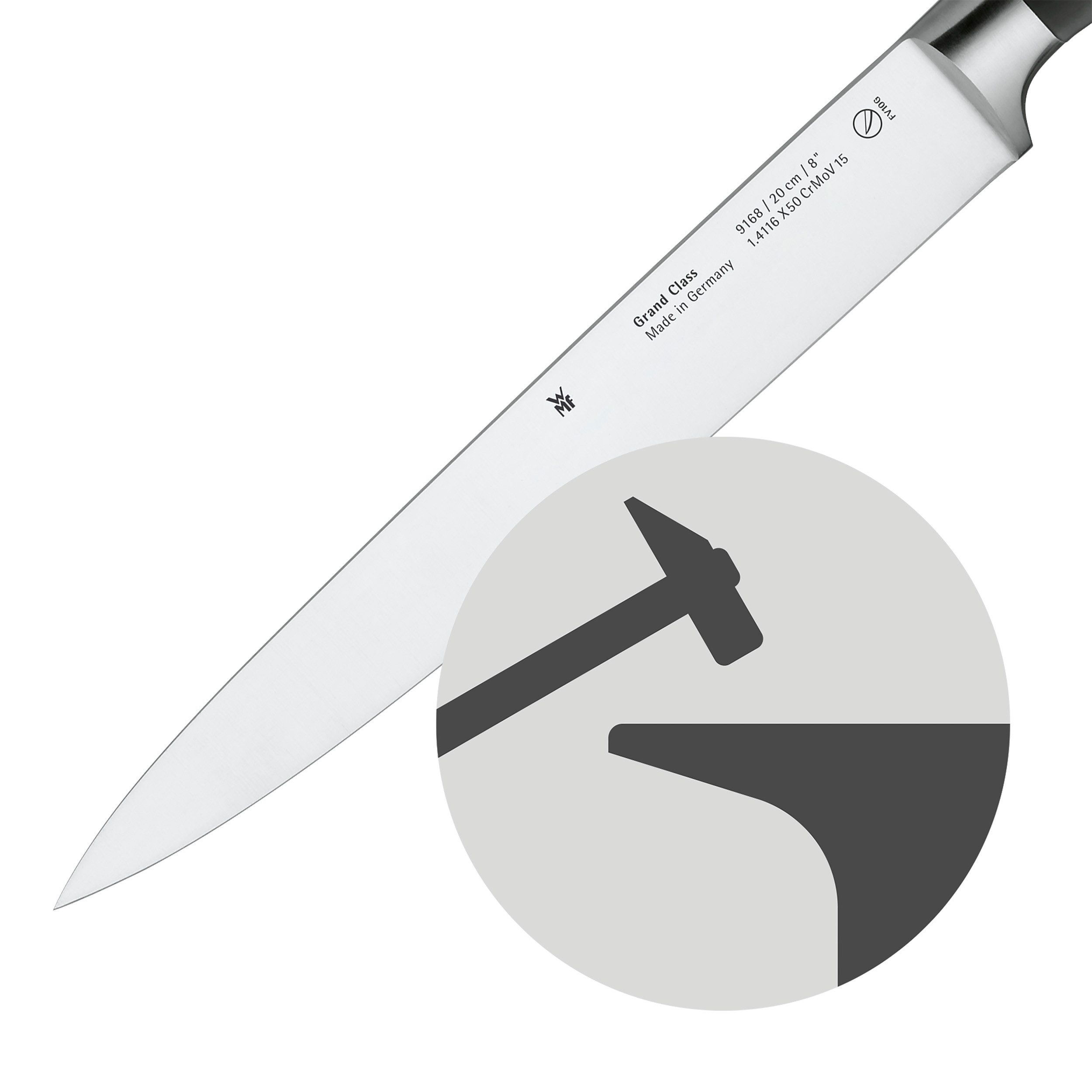 WMF Fleischmesser Grand Class, langanhaltende Schärfe, handgeschmiedeter Spezialklingenstahl