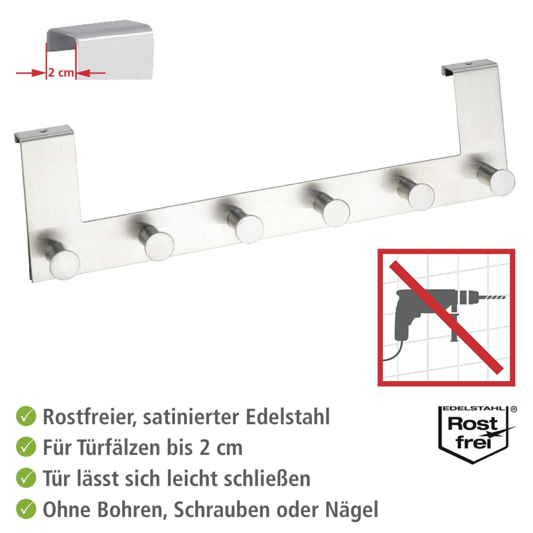 WENKO Garderobe WENKO Türgarderobe CELANO BHT günstig online kaufen