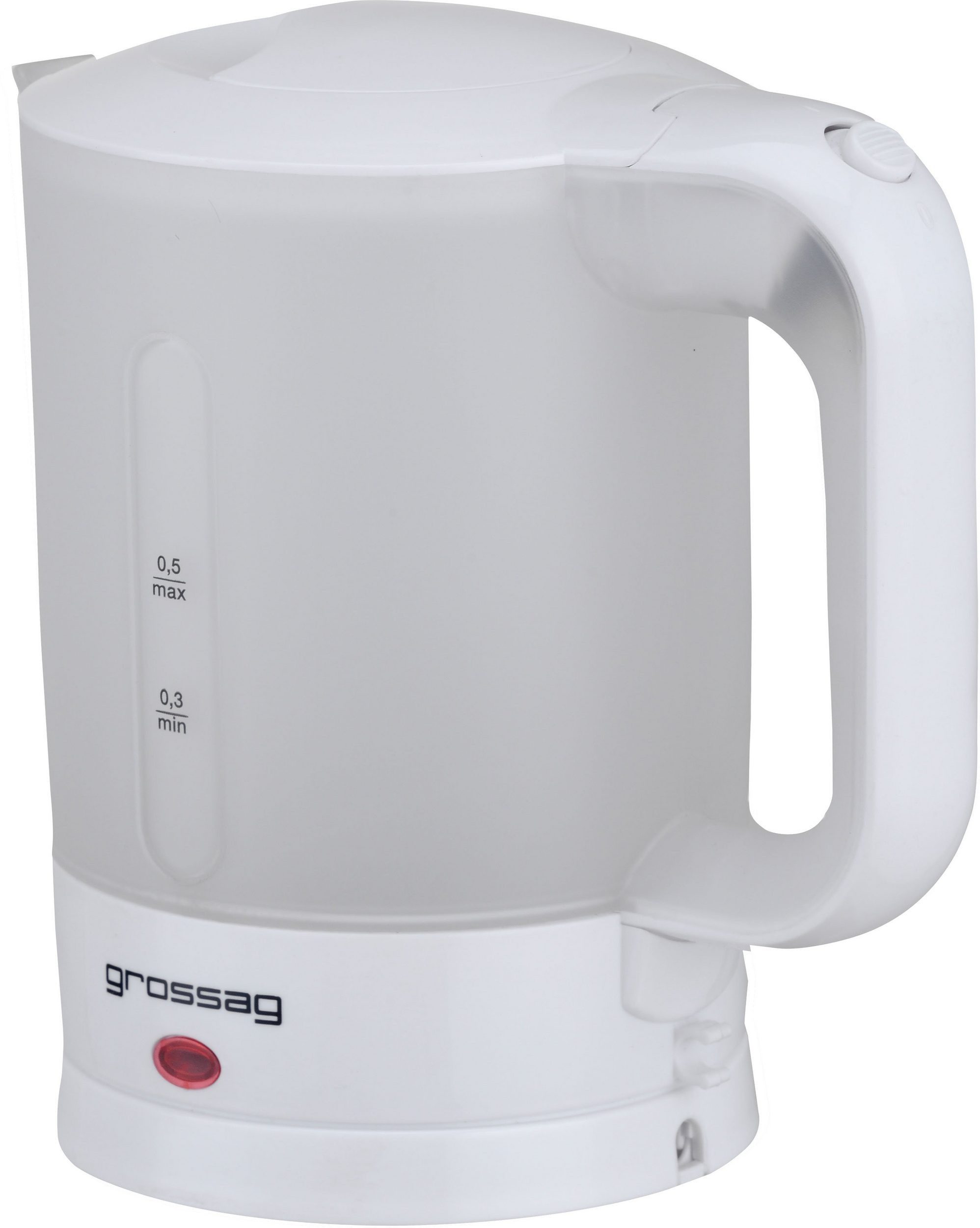 GSD HAUSHALTSGERÄTE Wasserkocher WK 3, 0.5 l, Dampfstopp-Automatik
