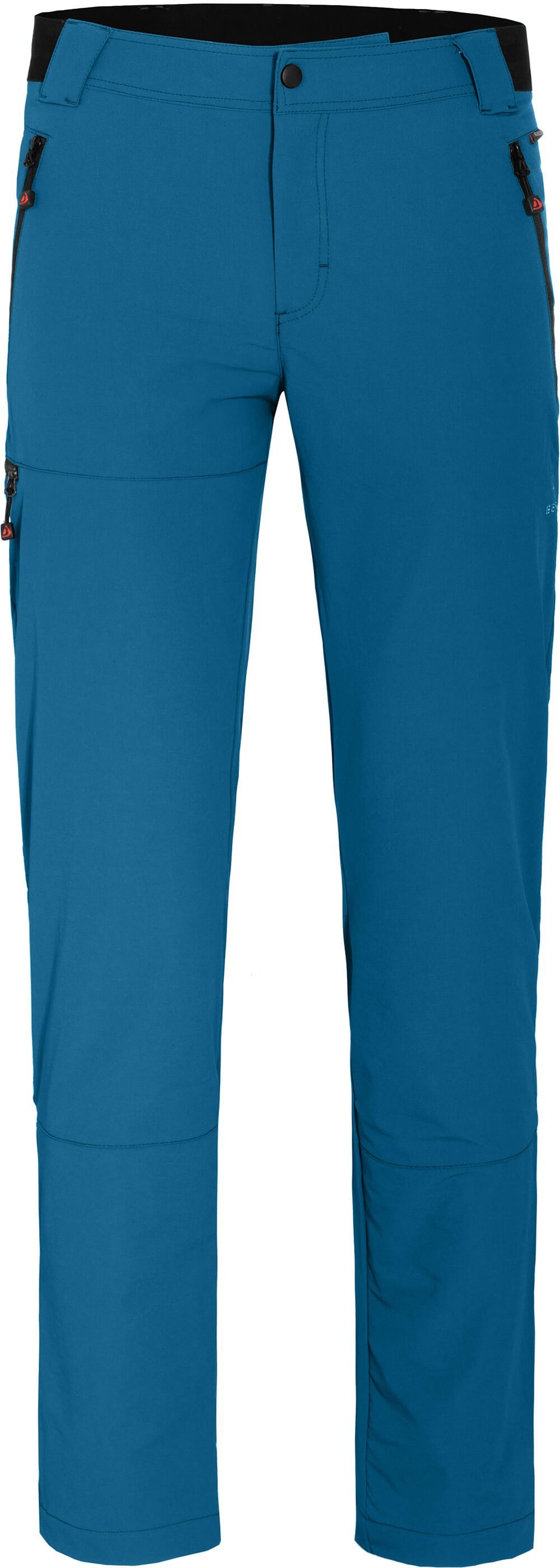 Bergson Outdoorhose ARRESÖ COMFORT (slim) Herren Wanderhose, leicht, strapazierfähig, Normalgrößen, Saphir blau