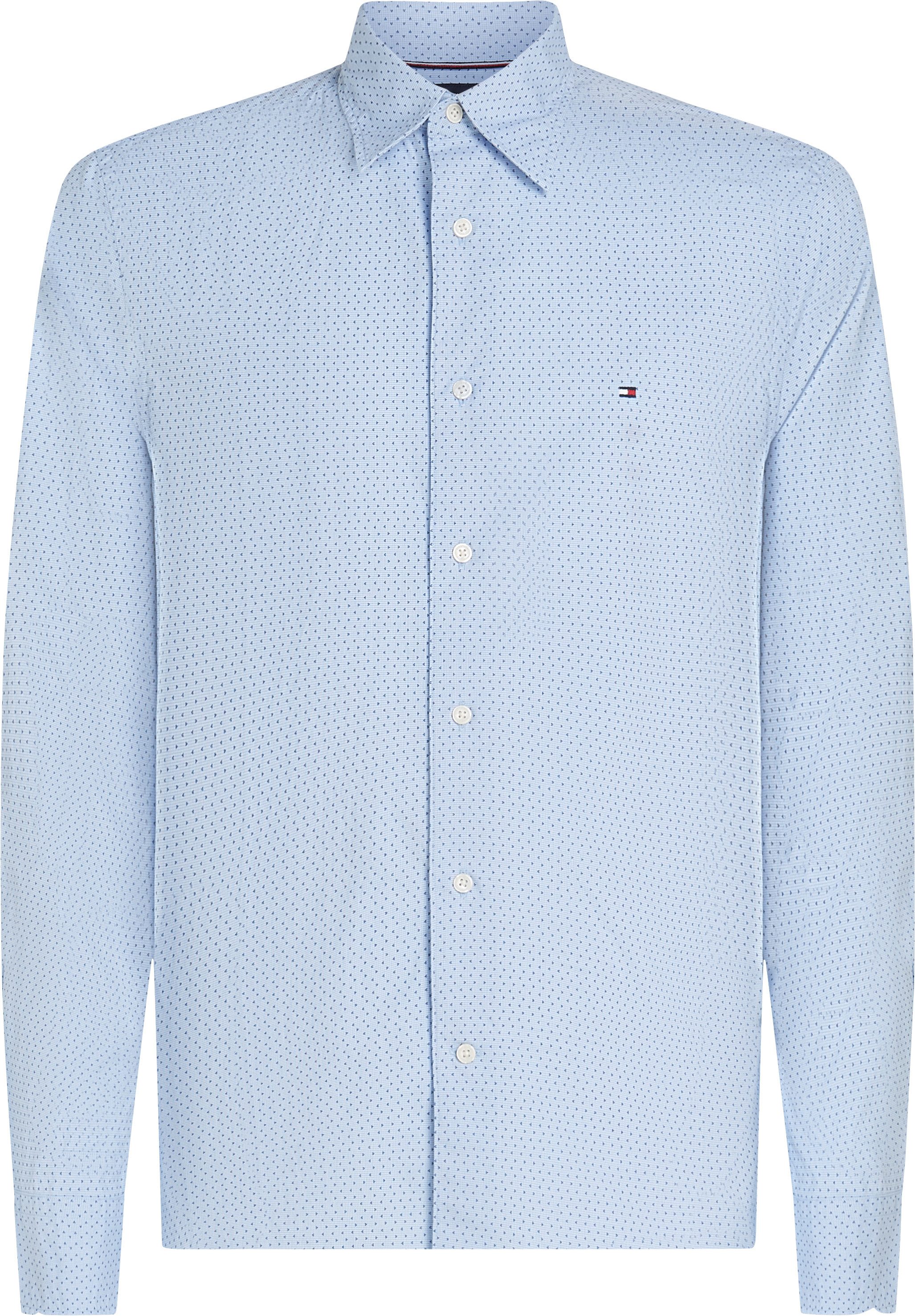 Tommy Hilfiger Big & Tall Langarmhemd BT-FLEX POPLIN MINI PNT RF SRT-B Große Größen
