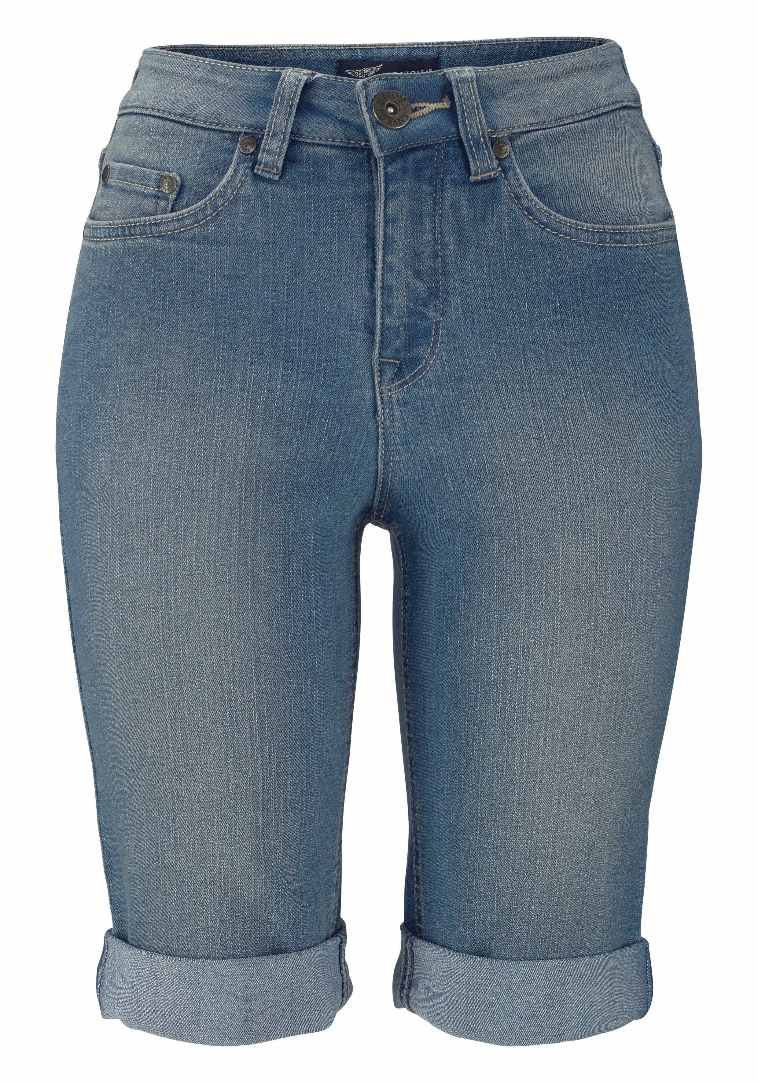Jeansbermudas