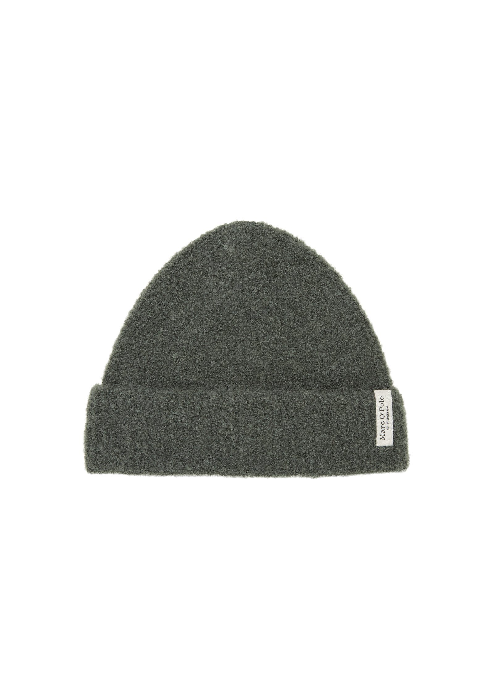 Marc O'Polo Flat Cap aus Schurwolle-Alpakawolle-Mix