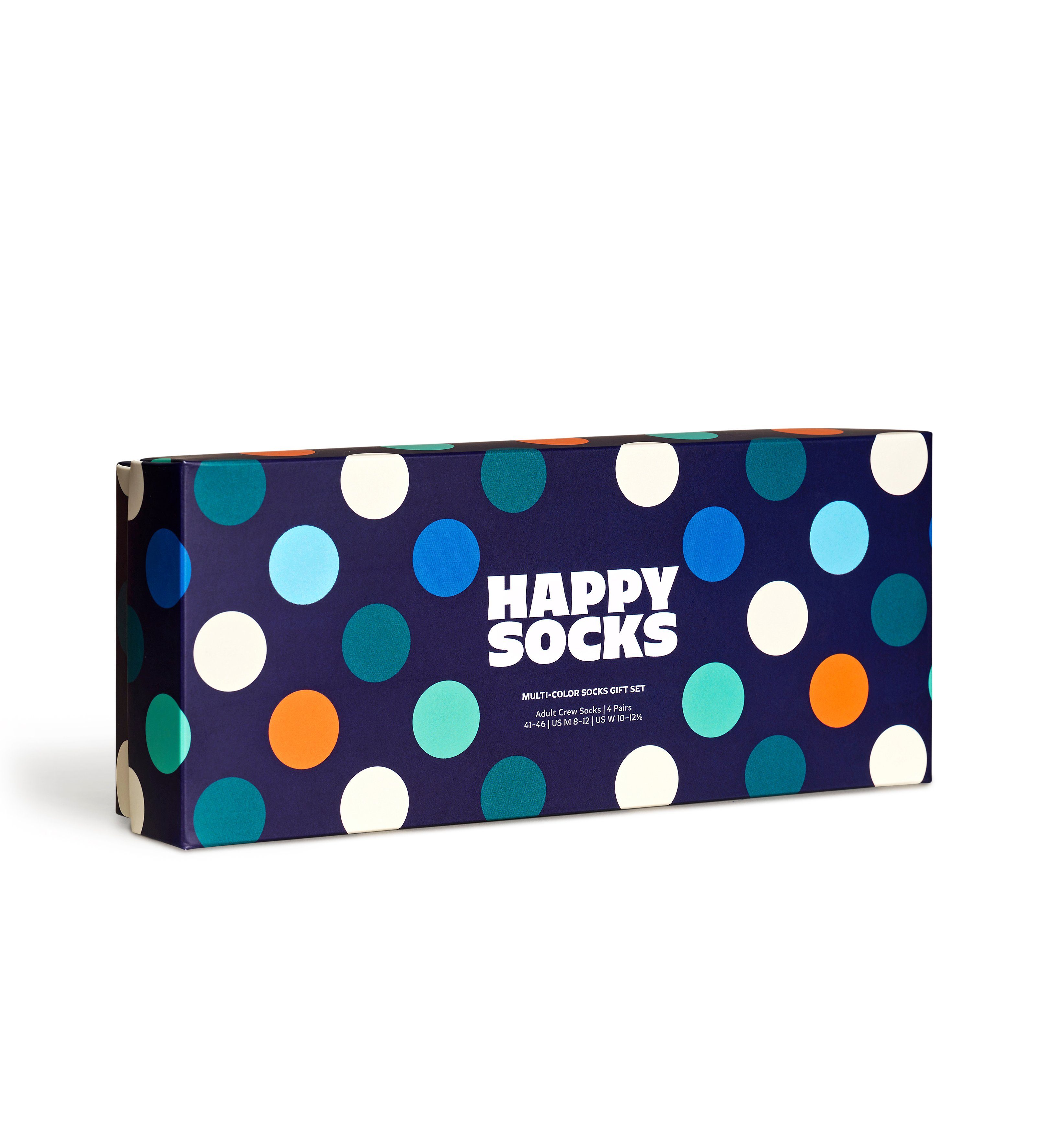 Happy Socks Socken Multi-Color Gift 4er Bunte im (Packung, Navy Pack Socken Set 4-Paar) Socks