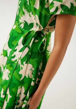 Aniston CASUAL Wickelkleid mit graphischem Blumendruck - NEUE KOLLEKTION