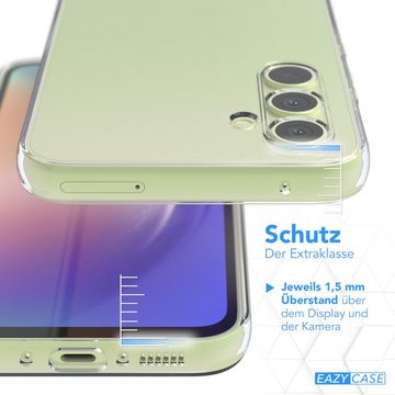 EAZY CASE Handyhülle Slimcover Clear für Samsung Galaxy A54 6,4 Zoll, durchsichtige Hülle Ultra Dünn Silikon Backcover TPU Telefonhülle Klar