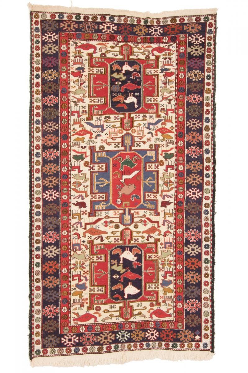 Orientteppich Kelim Soumak Shahsavan 111x202 Handgeknüpfter Orientteppich, Nain Trading, rechteckig, Höhe: 12 mm