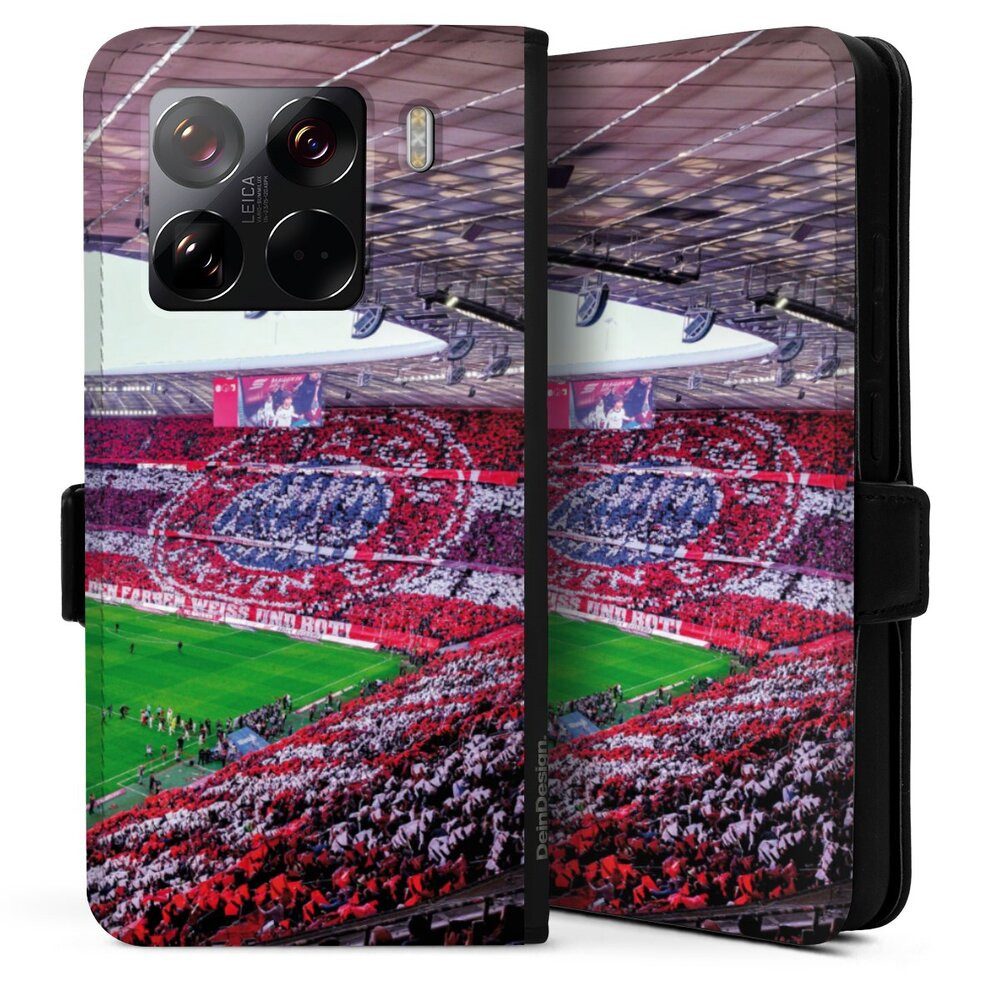 DeinDesign Handyhülle FCB Stadion FC Bayern München FCB Stadion Tribüne, Xiaomi 15 5G Hülle Handy Flip Case Wallet Cover Handytasche Leder