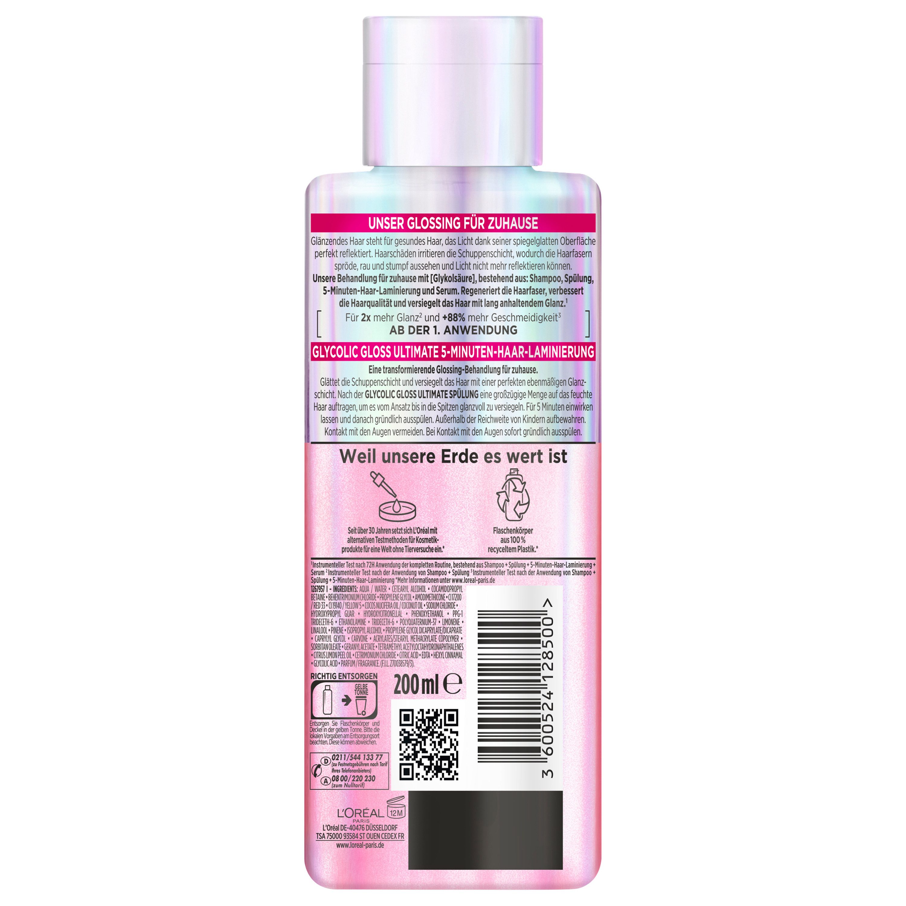 L'ORÉAL PARIS Haarkur L'Oréal Paris Elvital Glycolic Gloss Haar-Laminierung