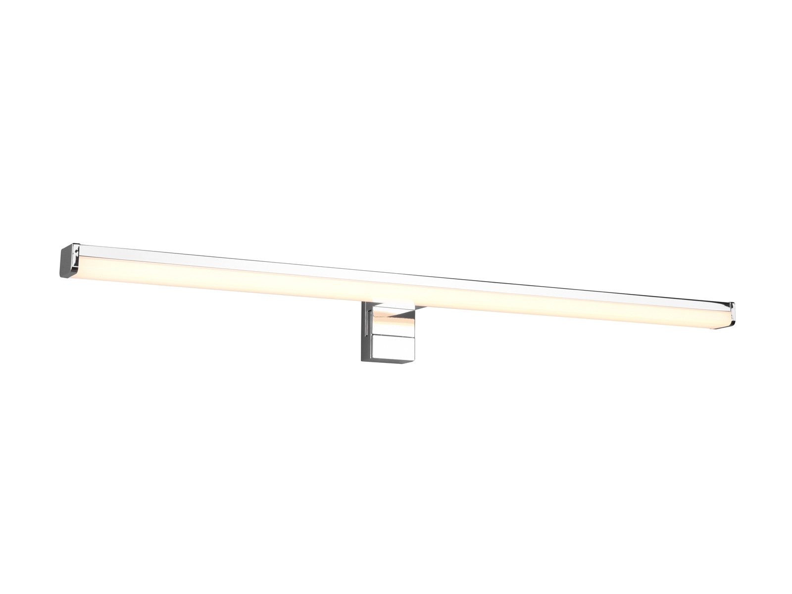 TRIO Leuchten LED Spiegelleuchte, LED fest integriert, Warmweiß, Badlampe für Spiegel mit 3 verschiedenen Montagehalterungen, B: 60cm