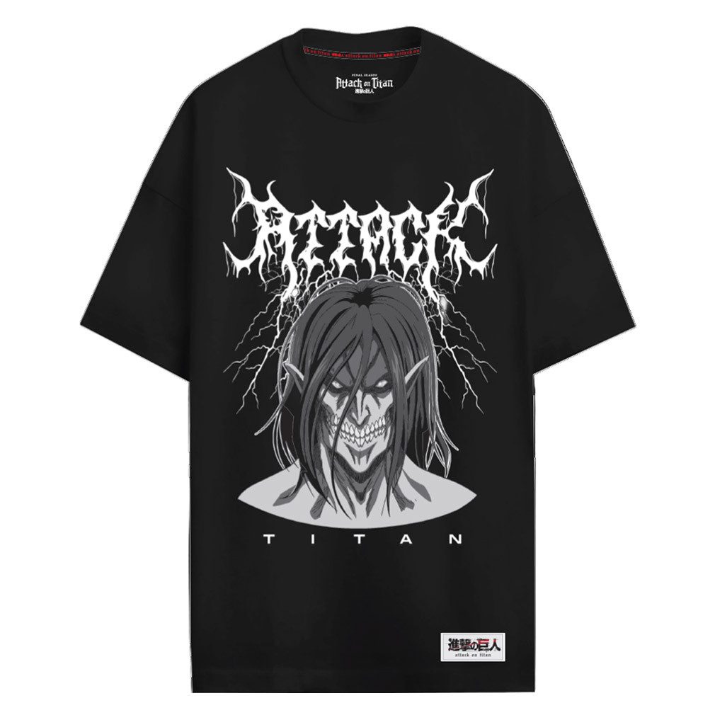 Attack on Titan T-Shirt Eren The Dark Titan Oversize