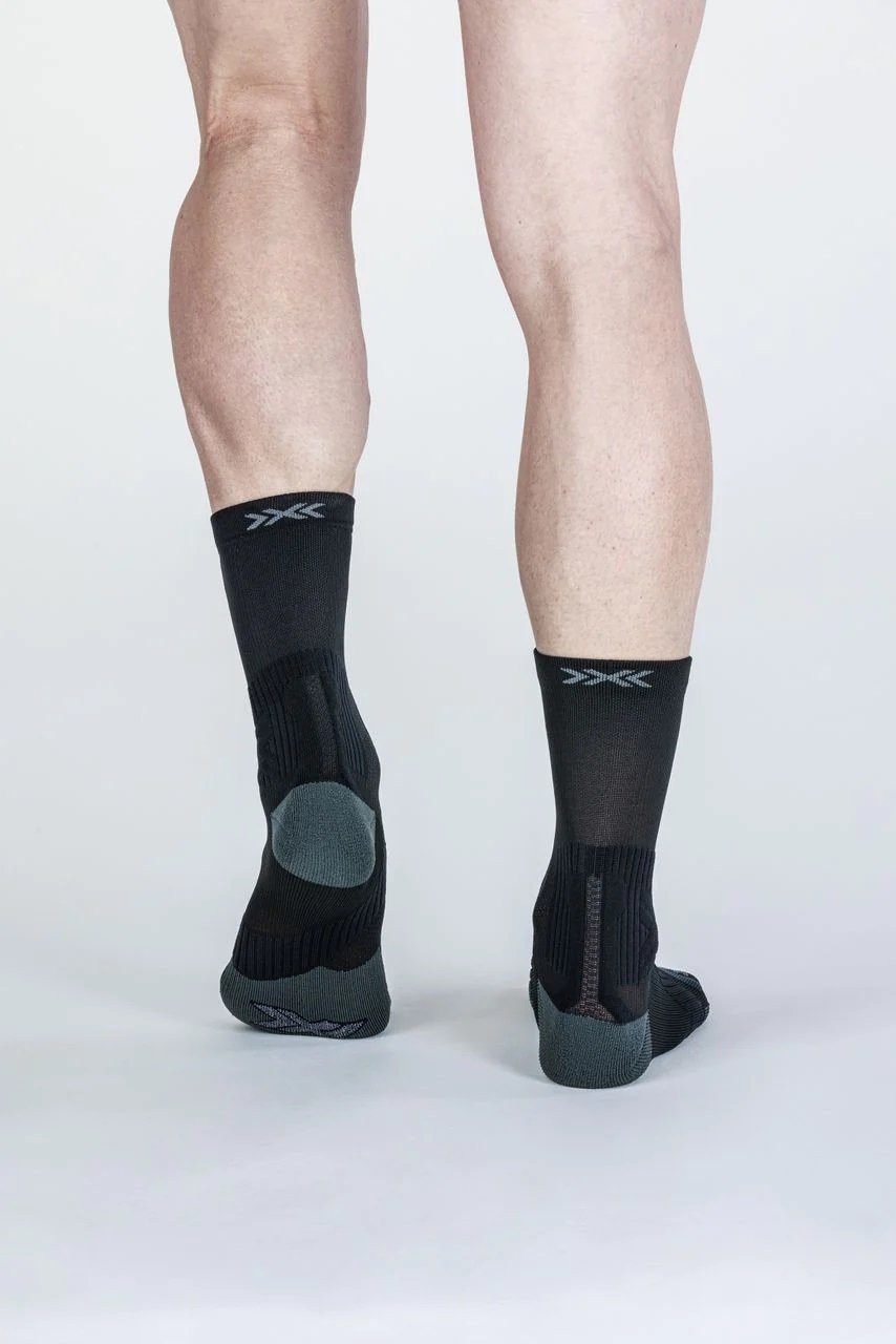 X-Socks Socken Radsocke Bike Expert Crew schwarz/charcoal Herren - 1 Paar