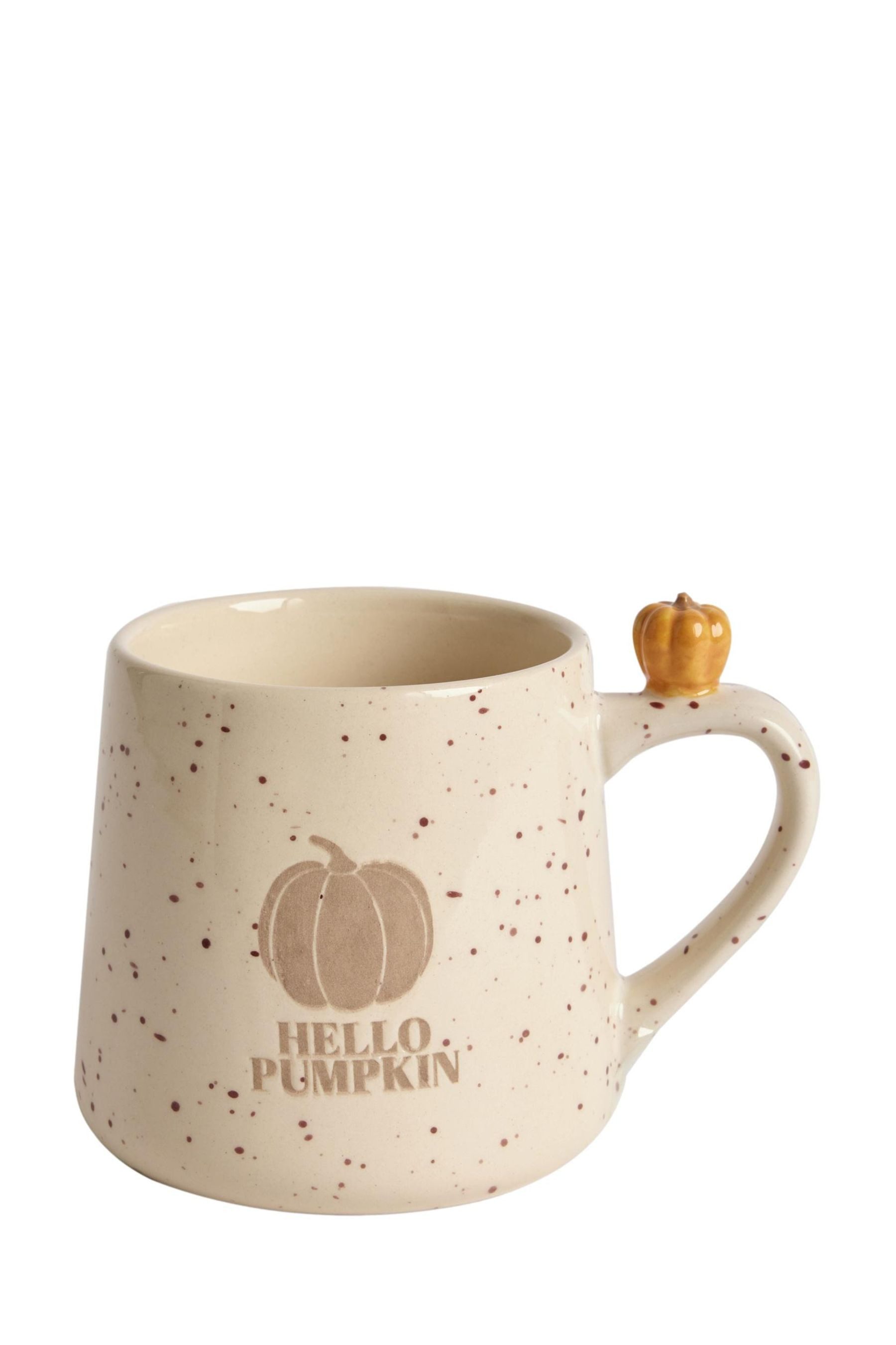 Next Becher Gesprenkelter Becher, Kürbis, 1-tlg., Steingut